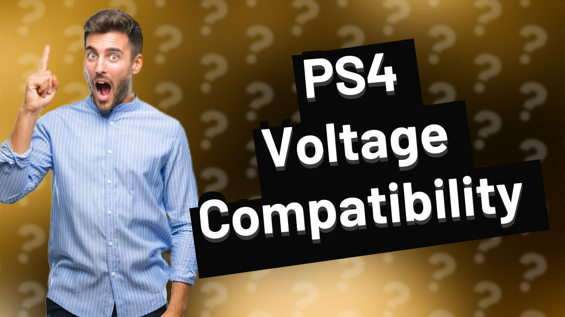 PS4 Voltage Compatibility
