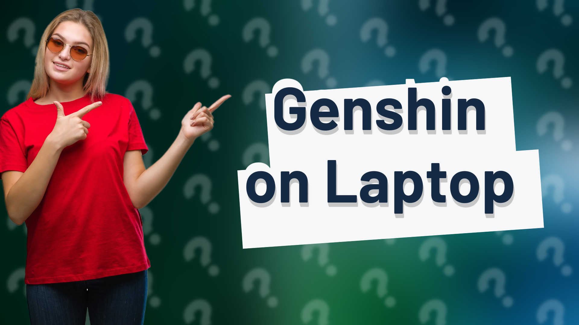 Genshin on Laptop