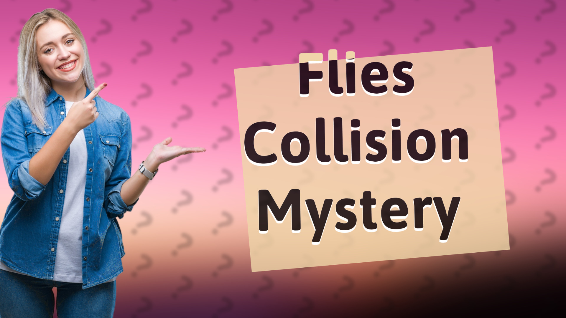 Flies Collision Mystery