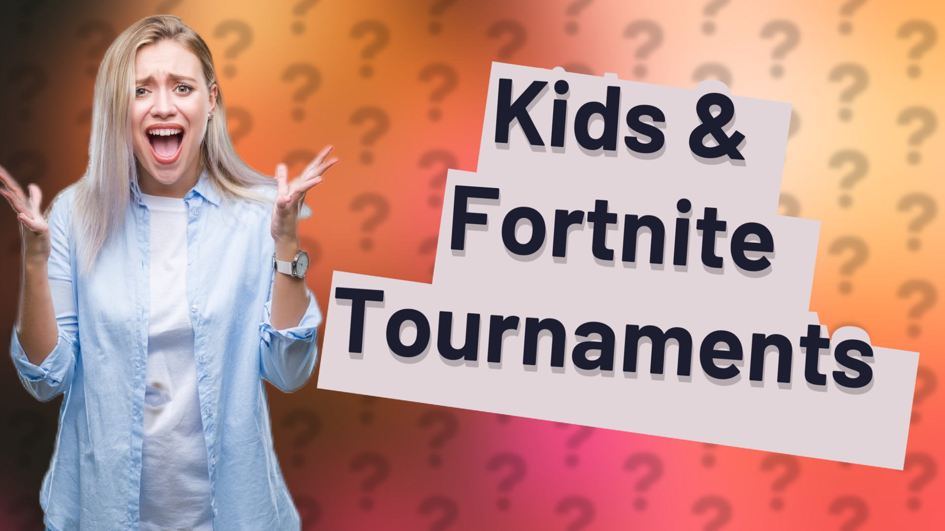 Kids & Fortnite Tournaments