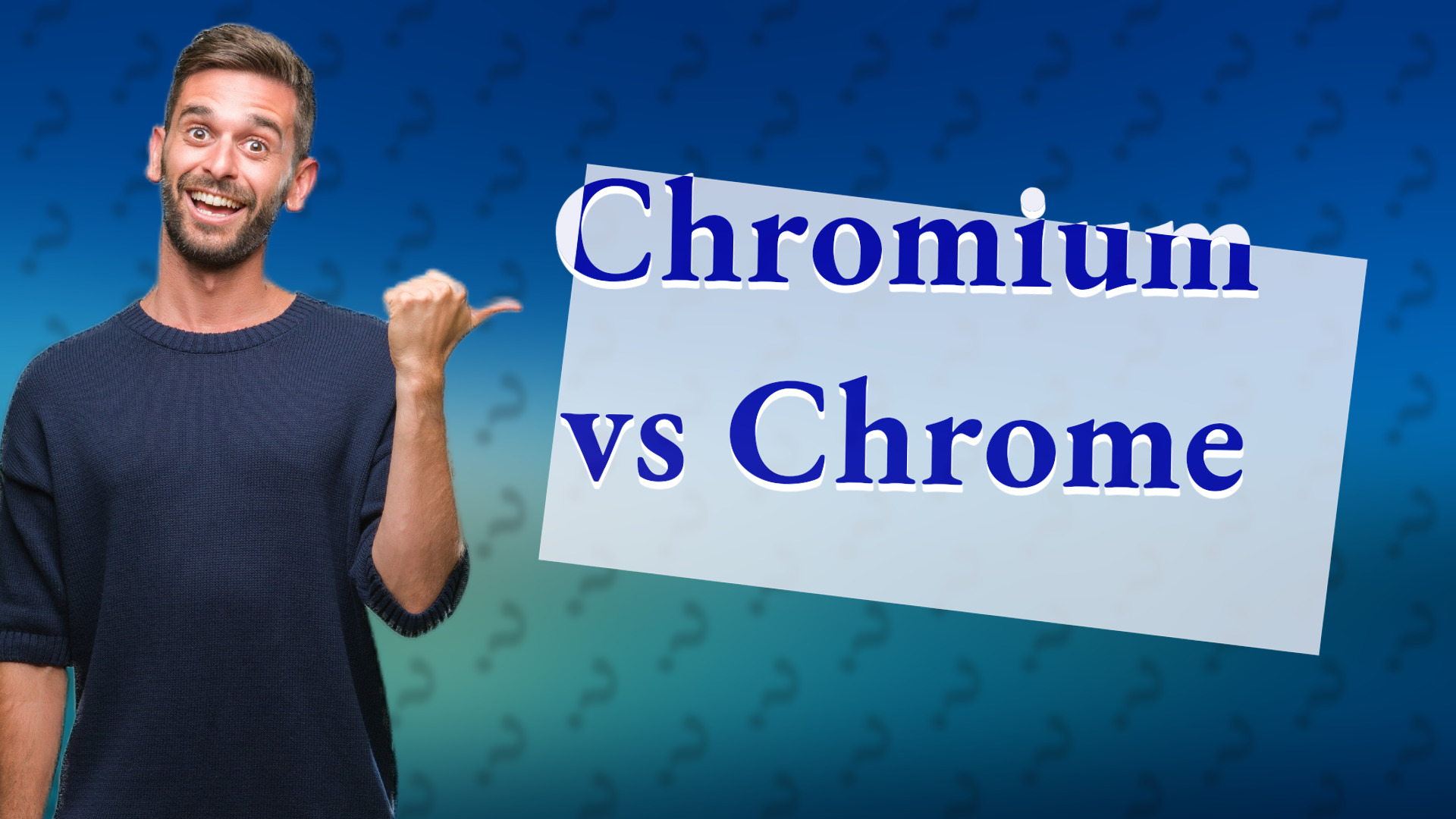 Chromium vs Chrome