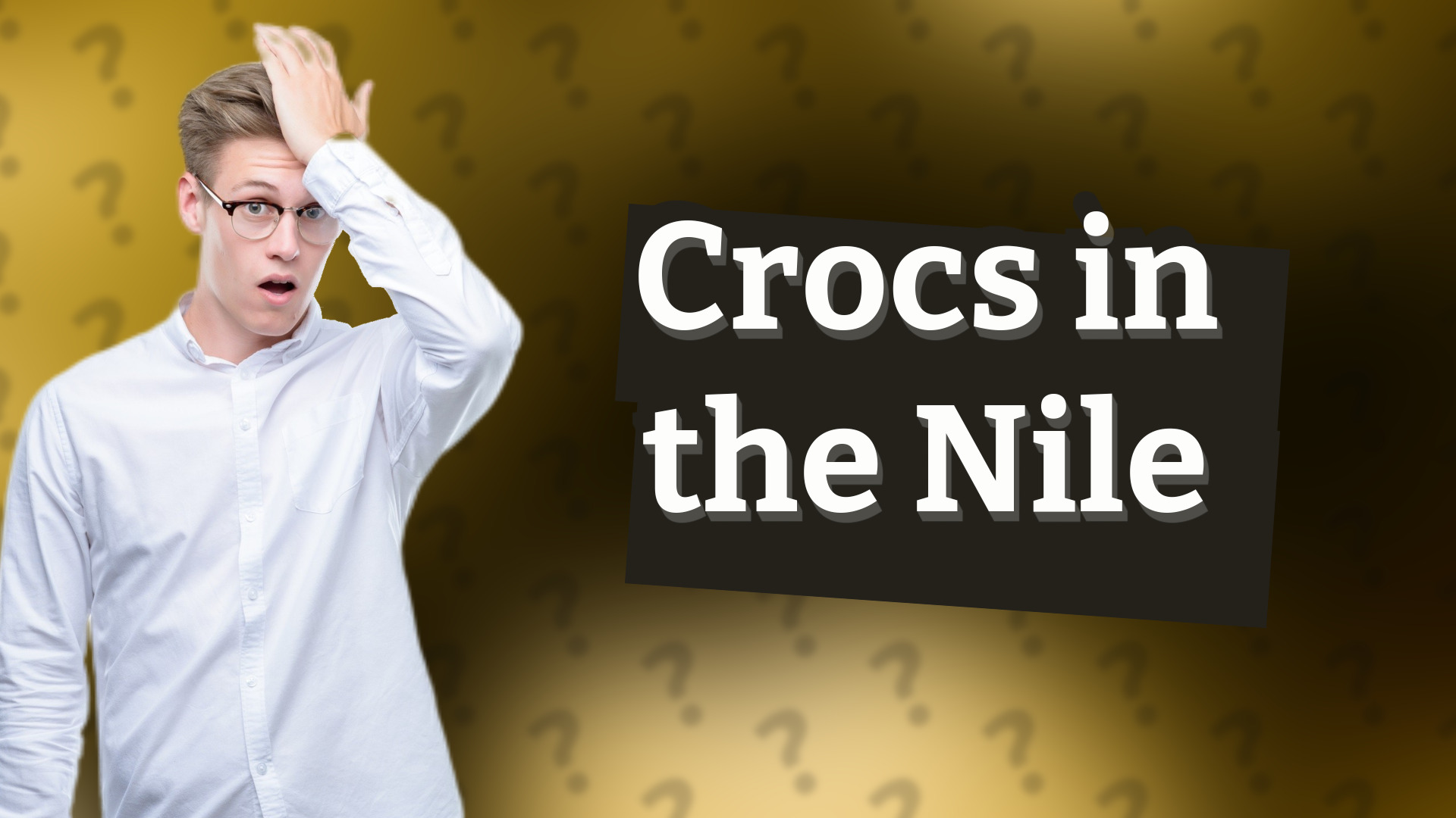 Crocs in the Nile
