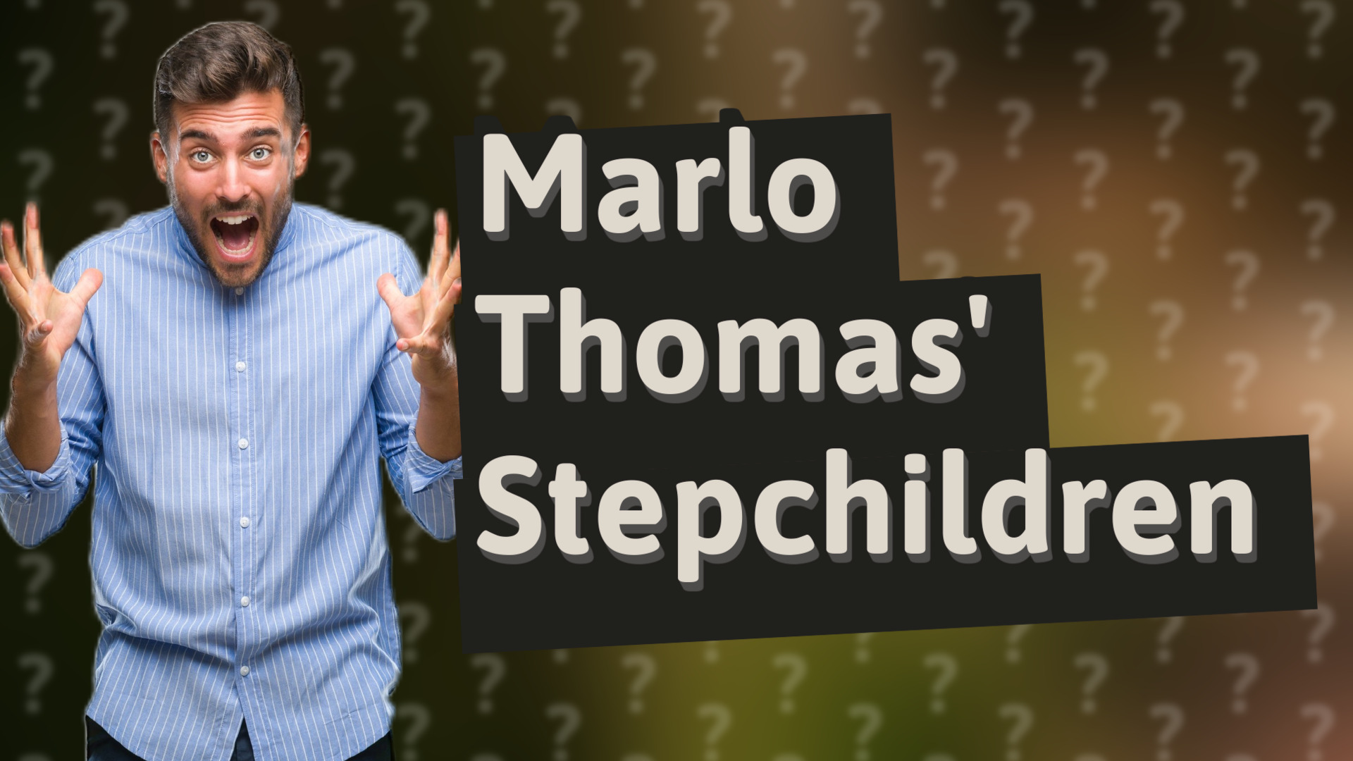 Marlo Thomas' Stepchildren