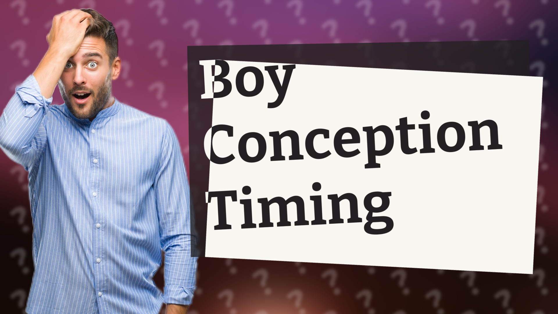 Boy Conception Timing