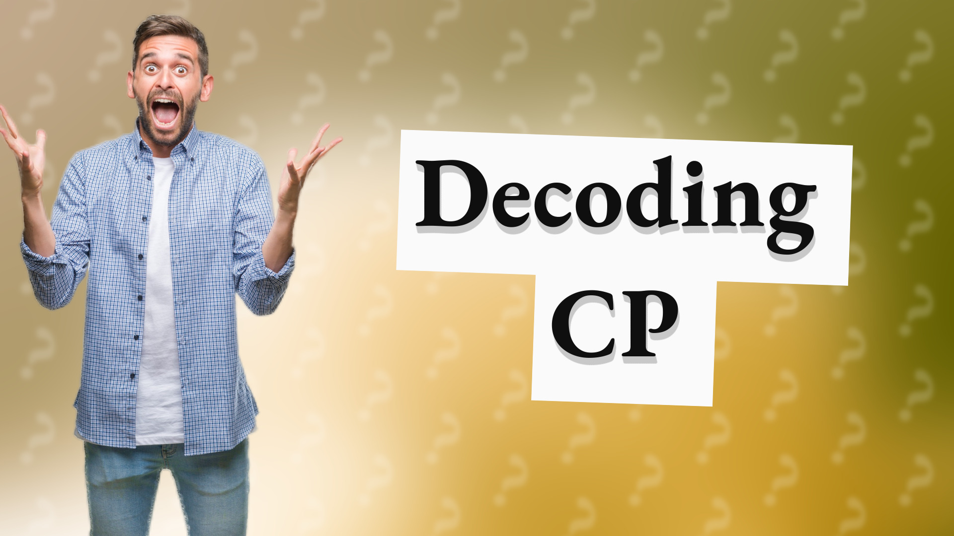 Decoding CP