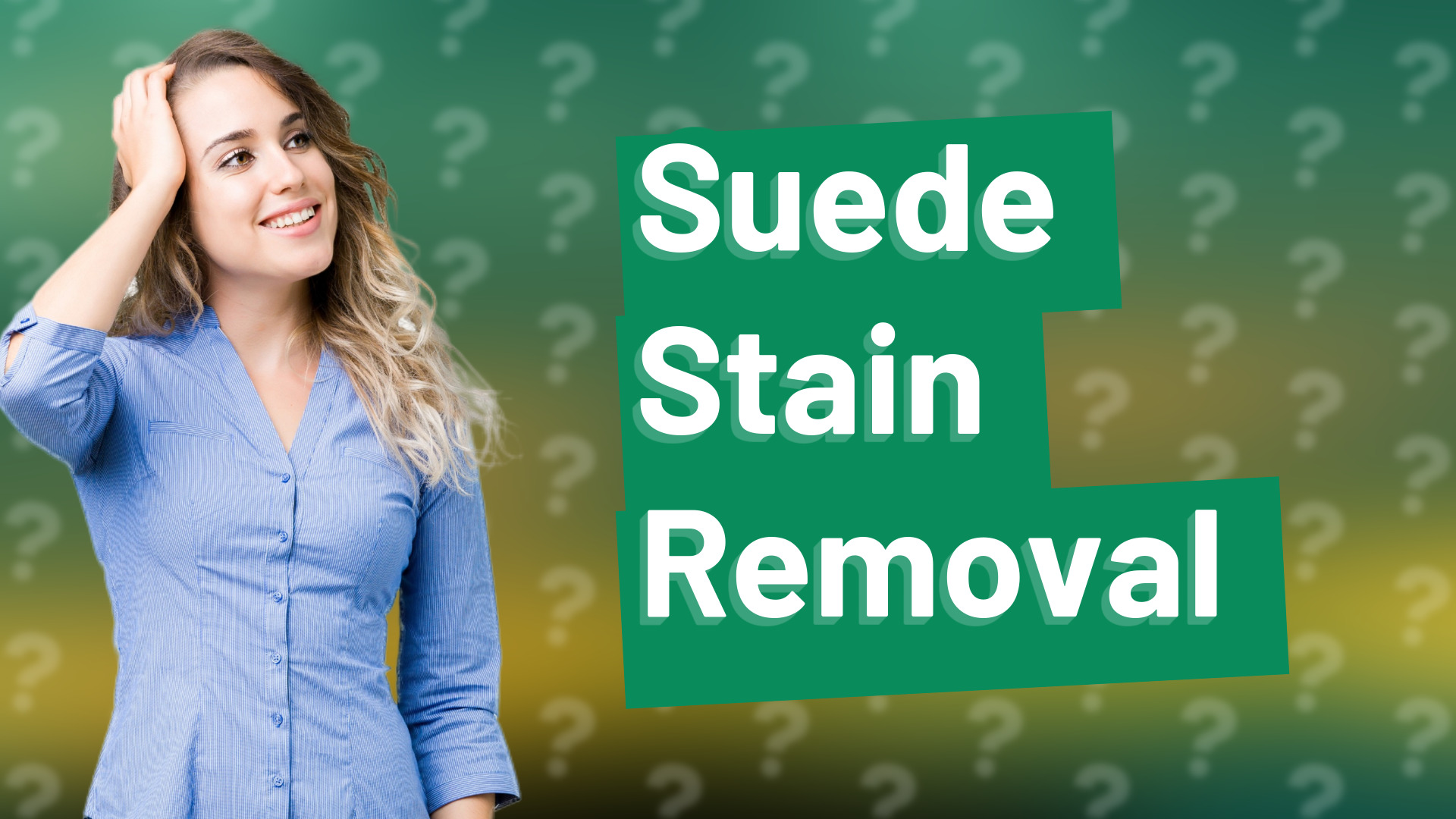 Suede Stain Removal