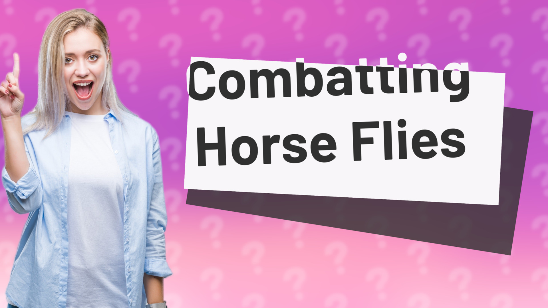 Combatting Horse Flies