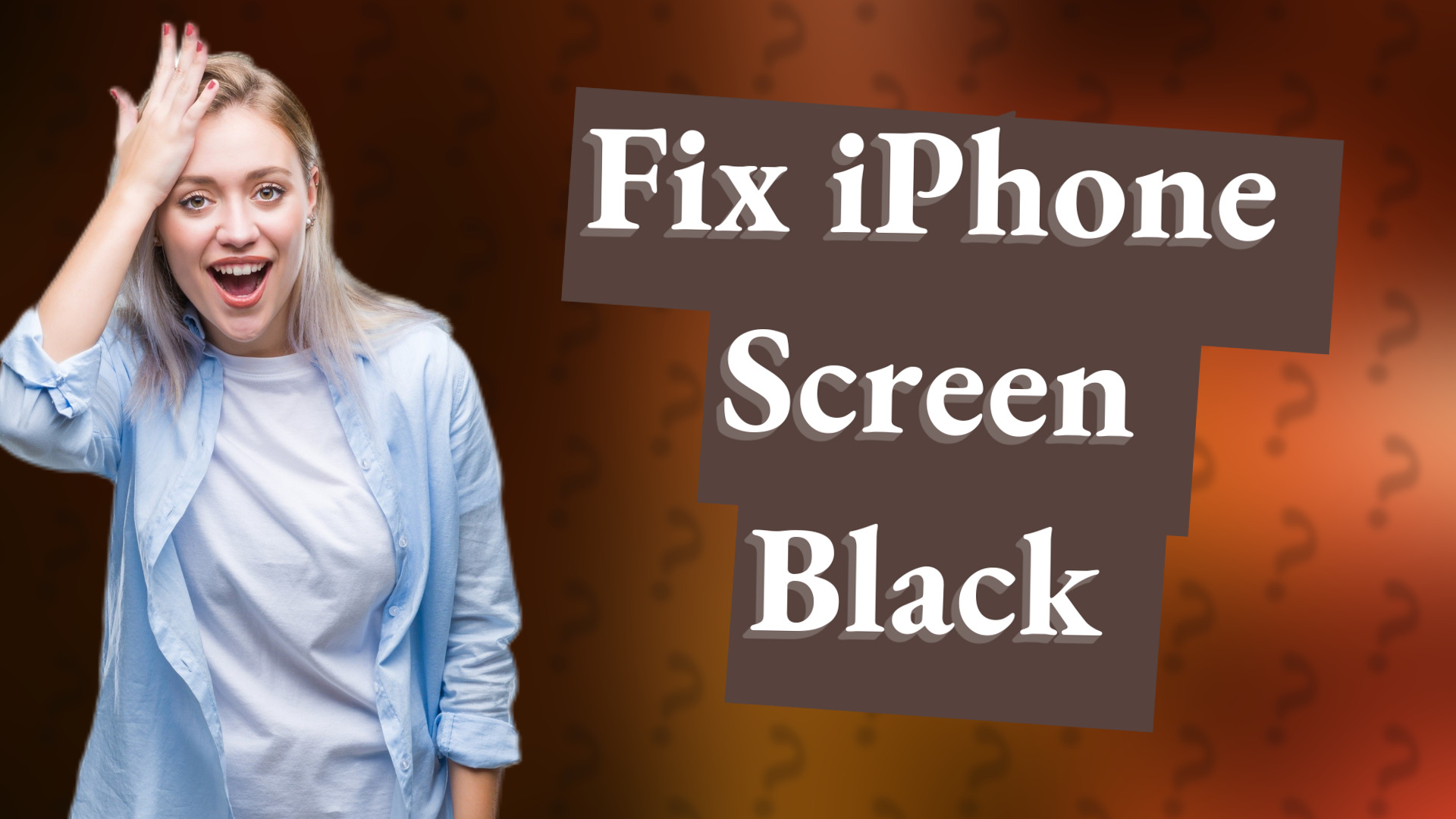 Fix iPhone Screen Black