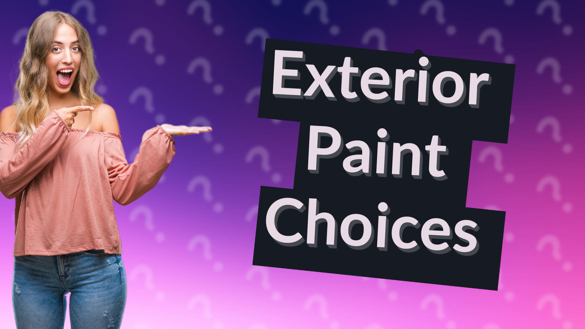Exterior Paint Choices