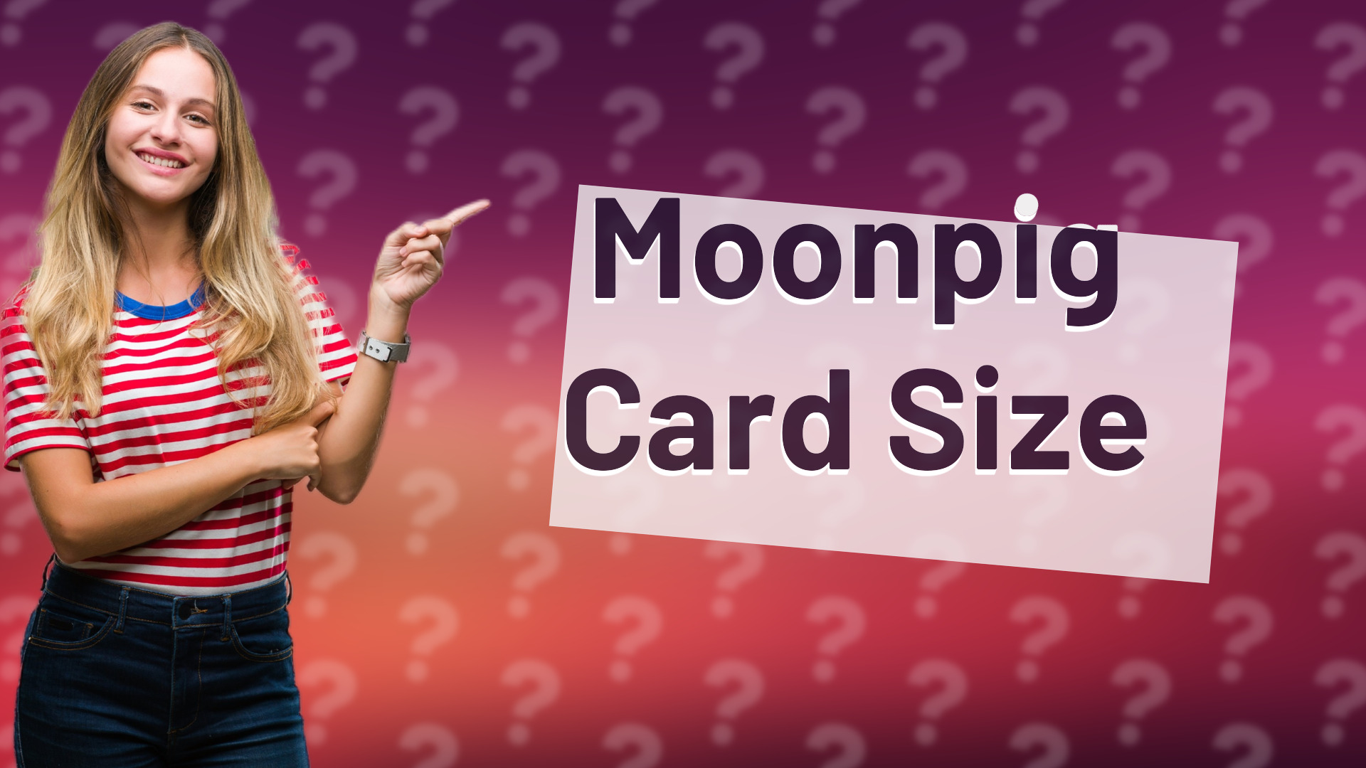 Moonpig Card Size