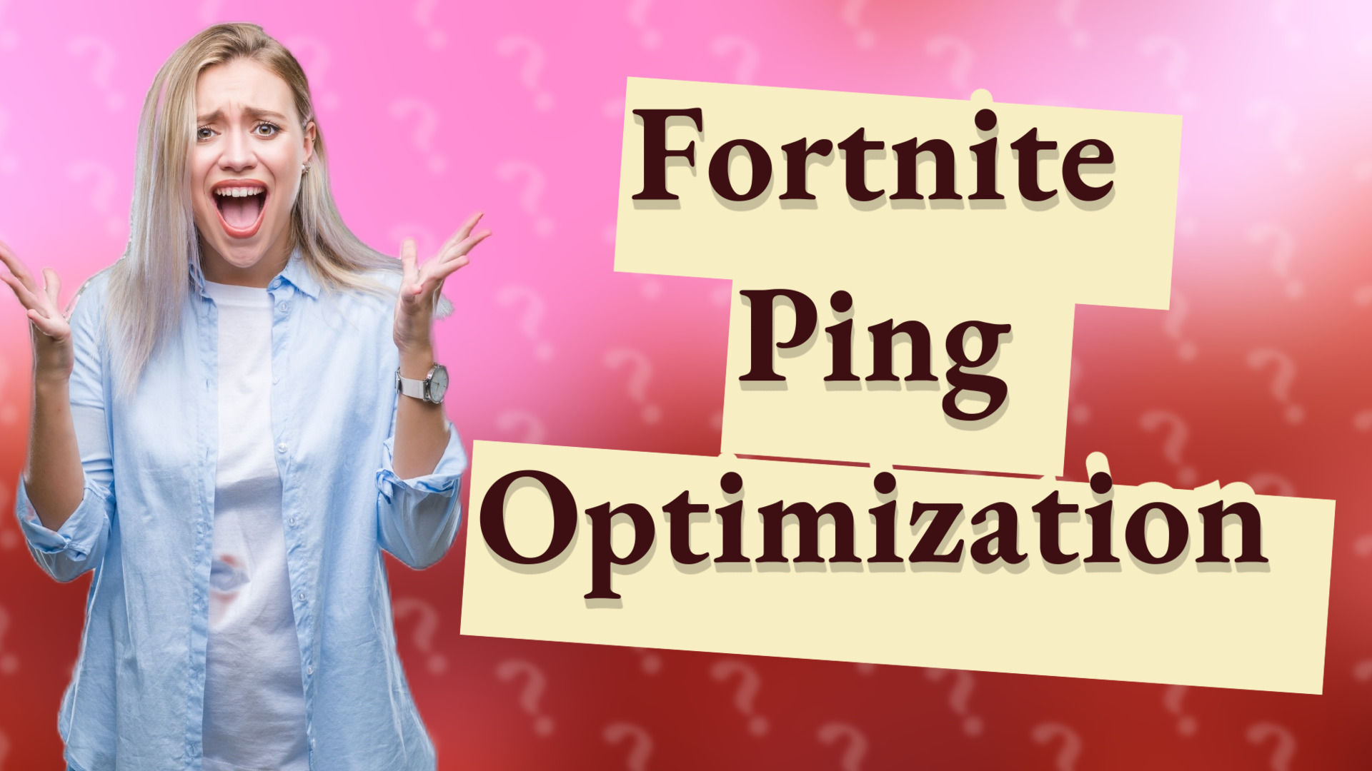 Fortnite Ping Optimization
