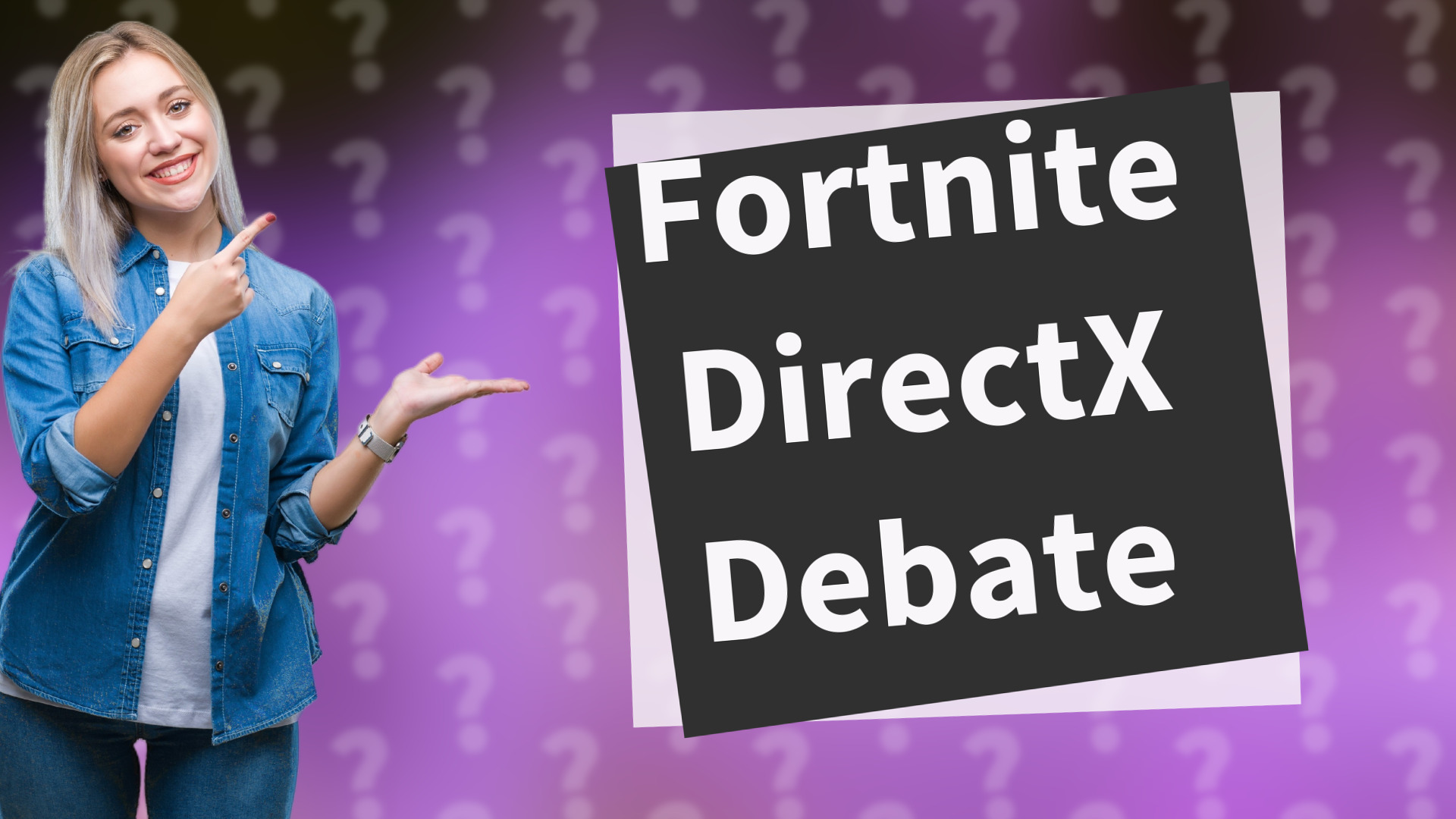 Fortnite DirectX Debate