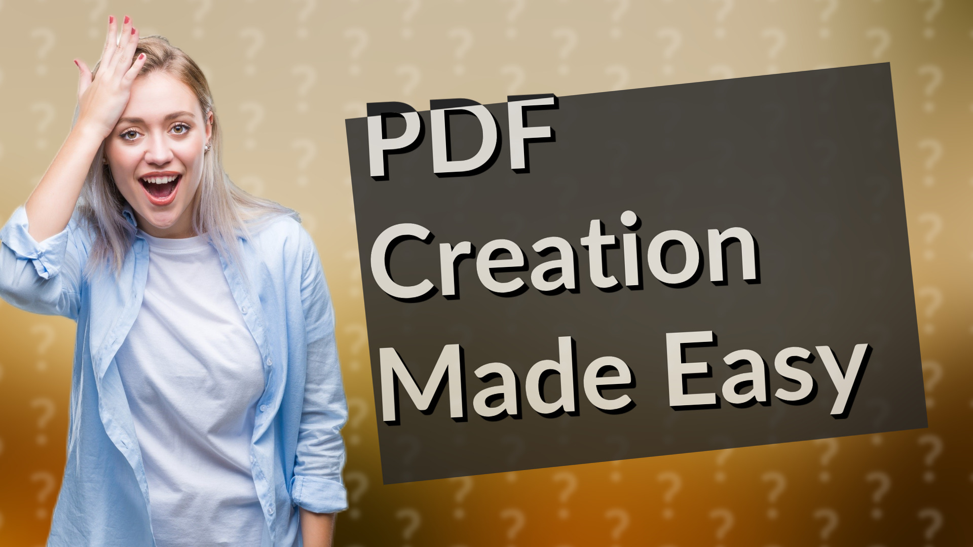 PDF Creation Made Easy