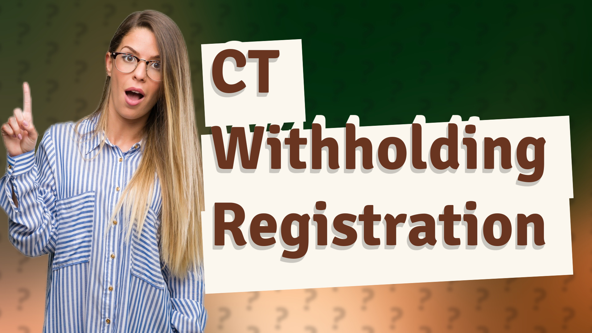 CT Withholding Registration