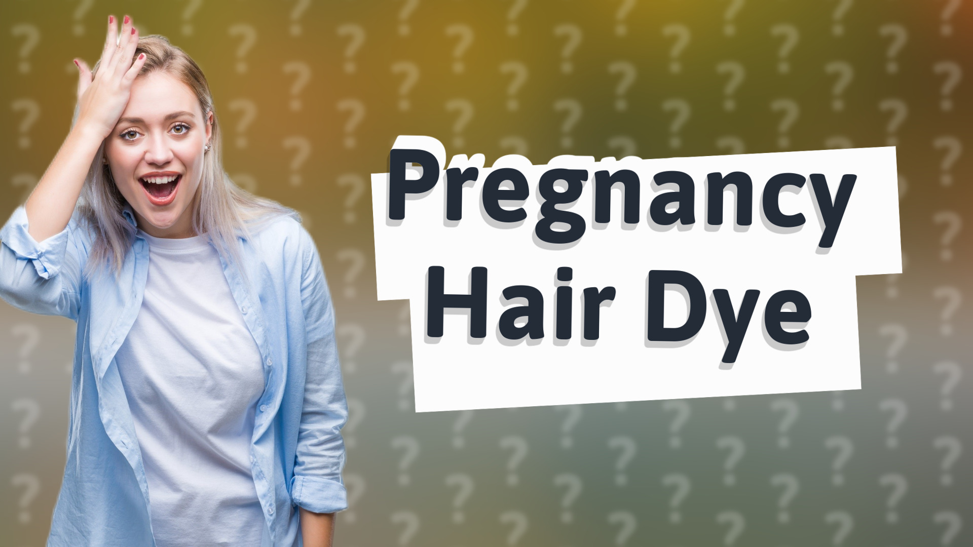 Pregnancy Hair Dye