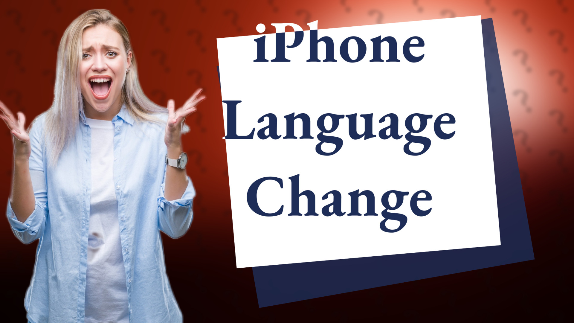 iPhone Language Change