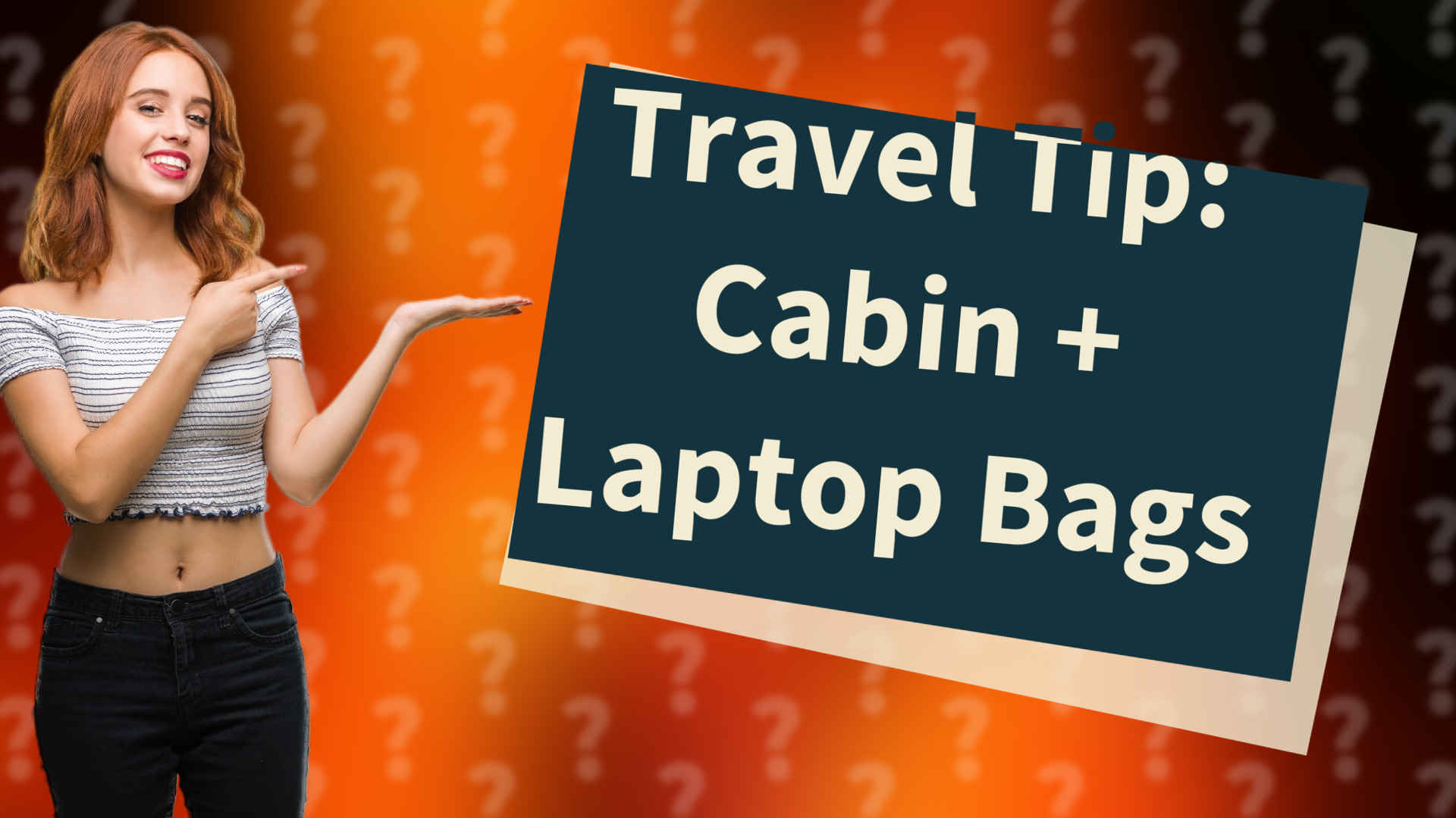 Travel Tip: Cabin + Laptop Bags