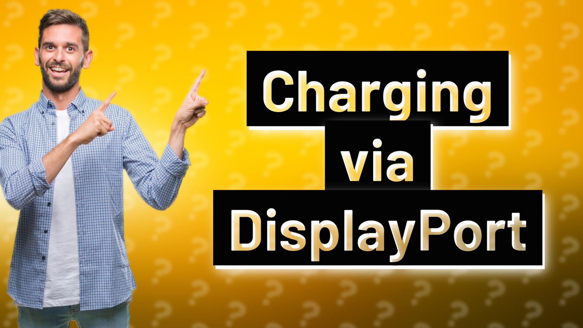 Charging via DisplayPort