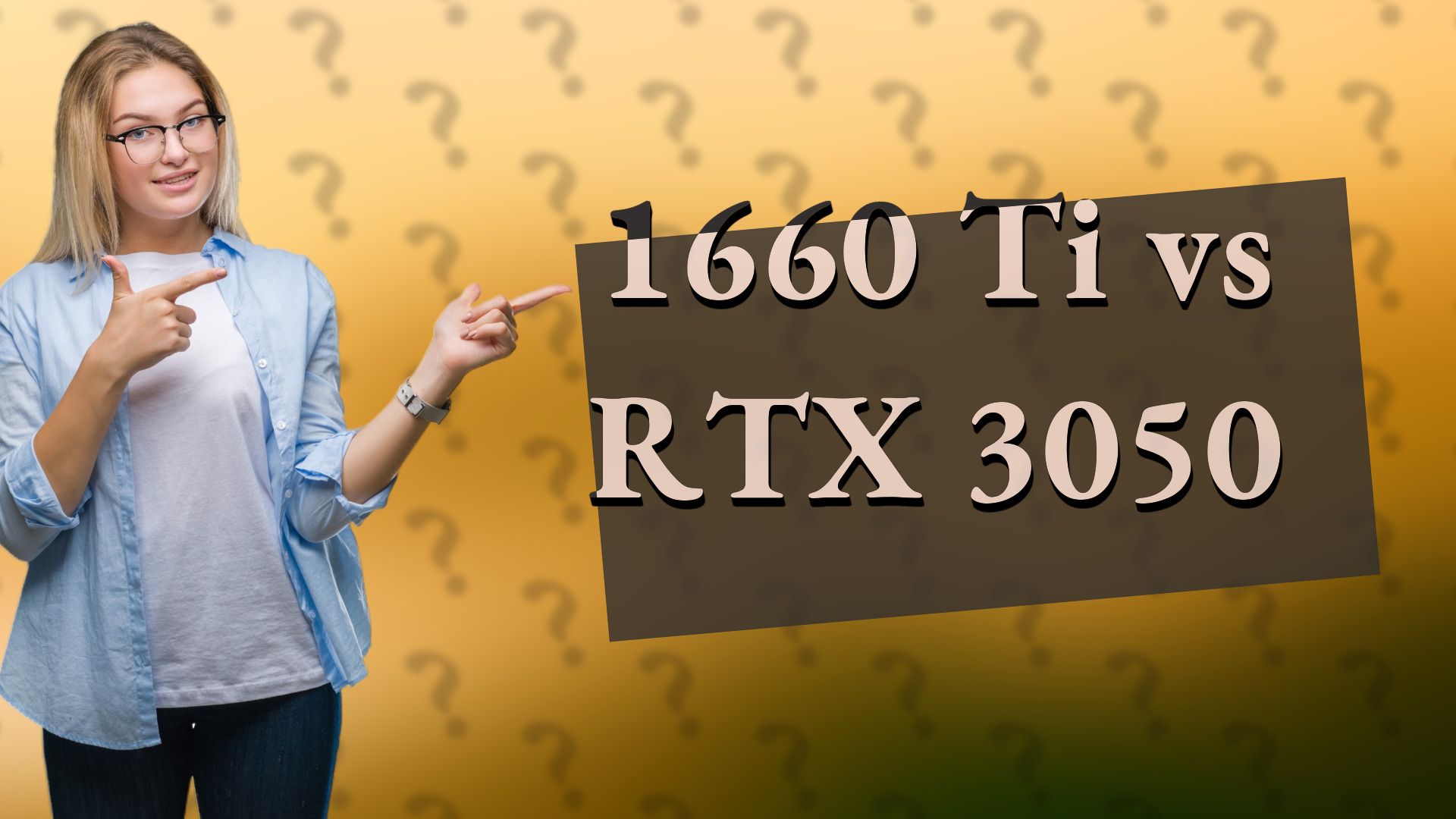 1660 Ti vs RTX 3050