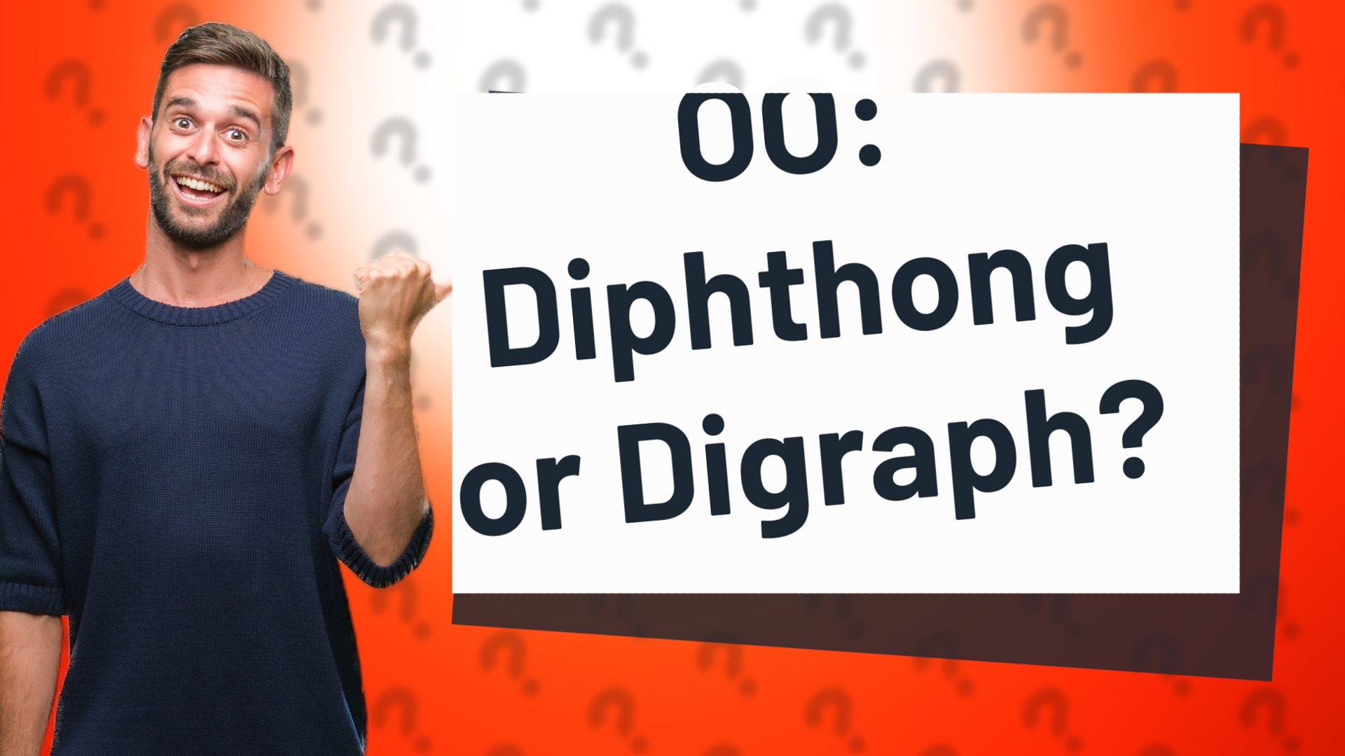 OO: Diphthong or Digraph?