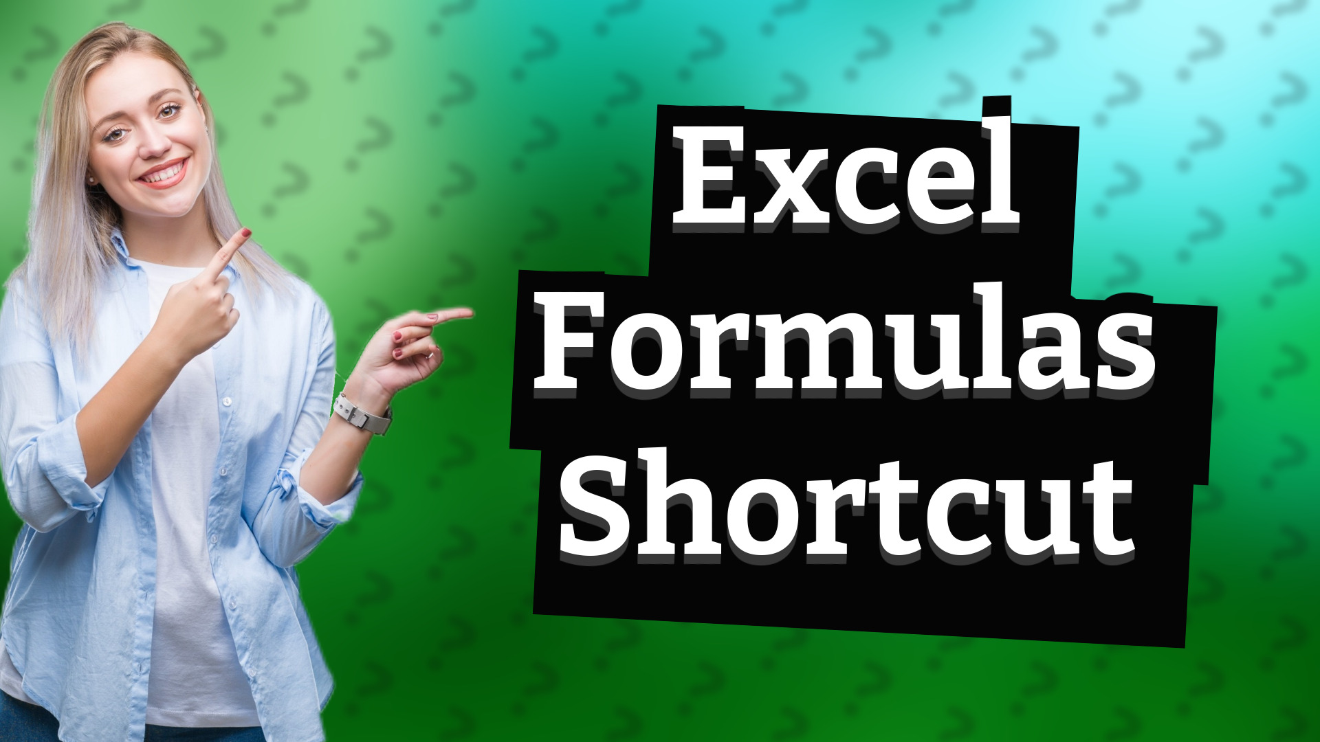 Excel Formulas Shortcut