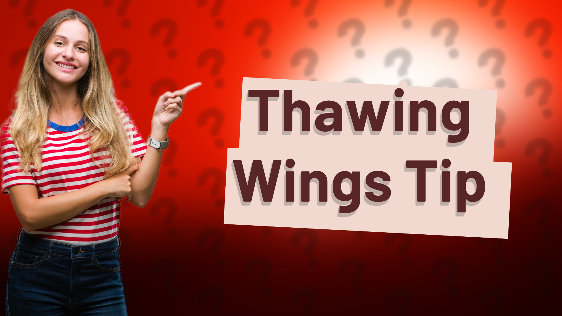 Thawing Wings Tip