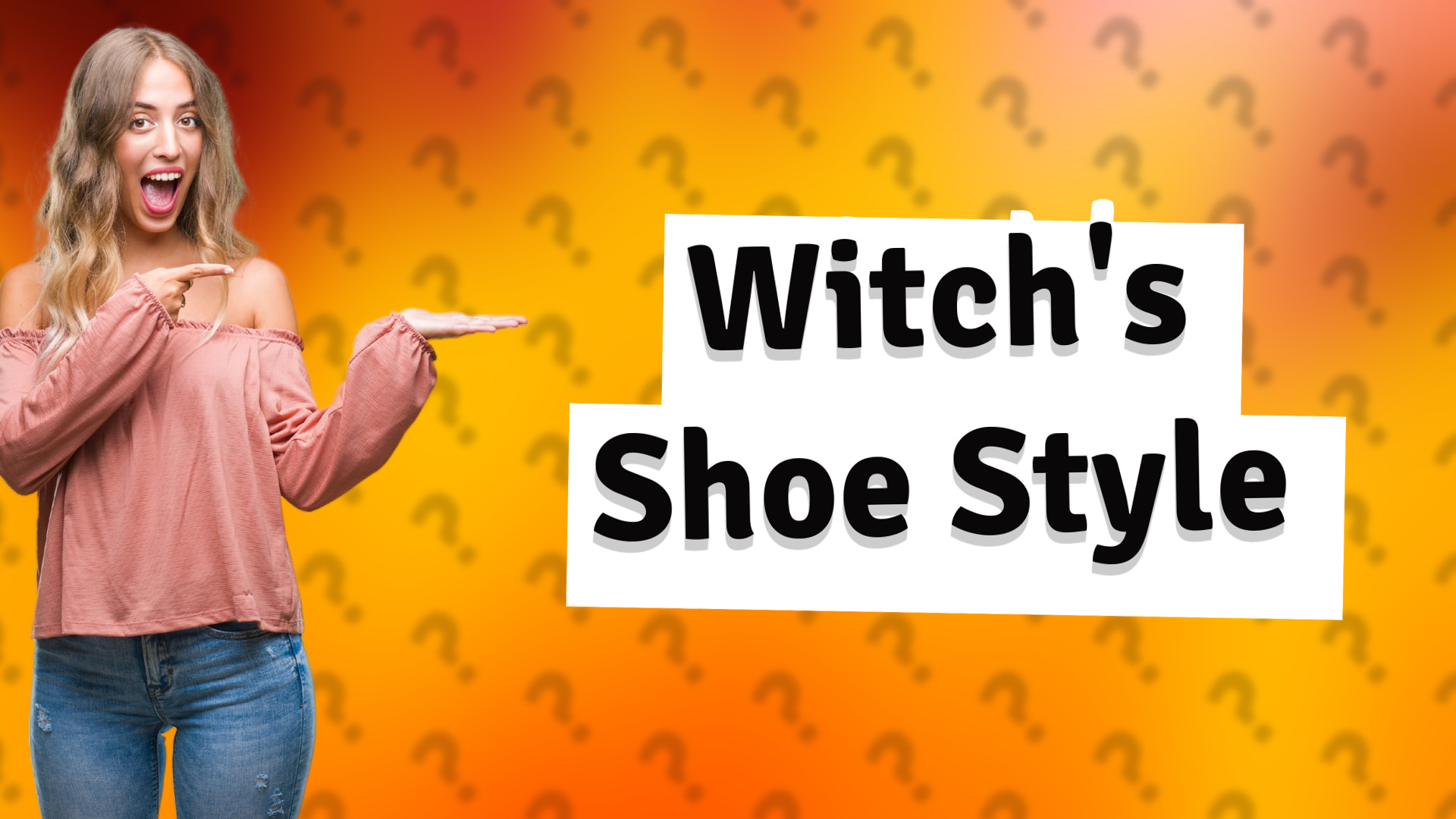 Witch's Shoe Style