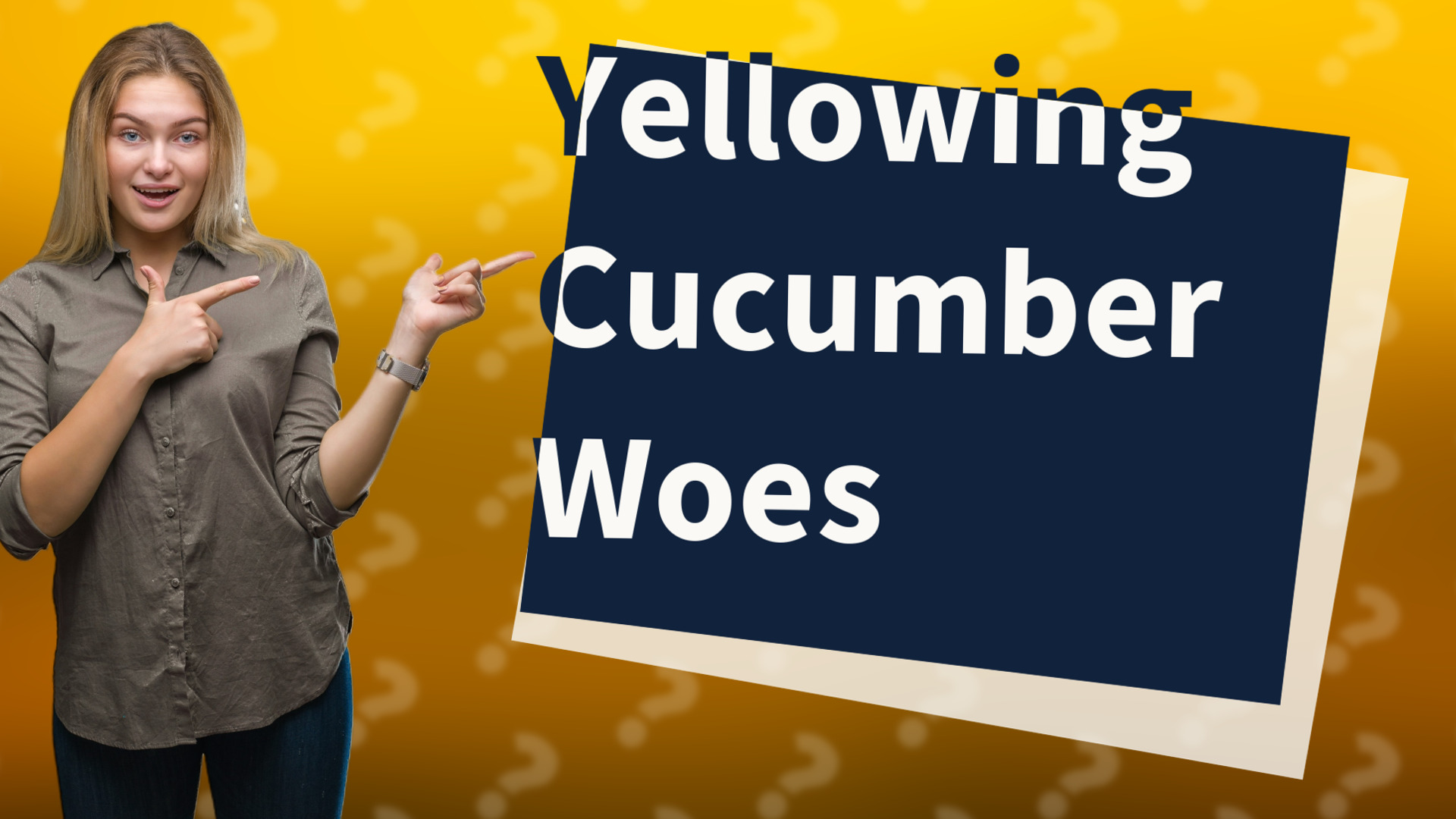 Yellowing Cucumber Woes