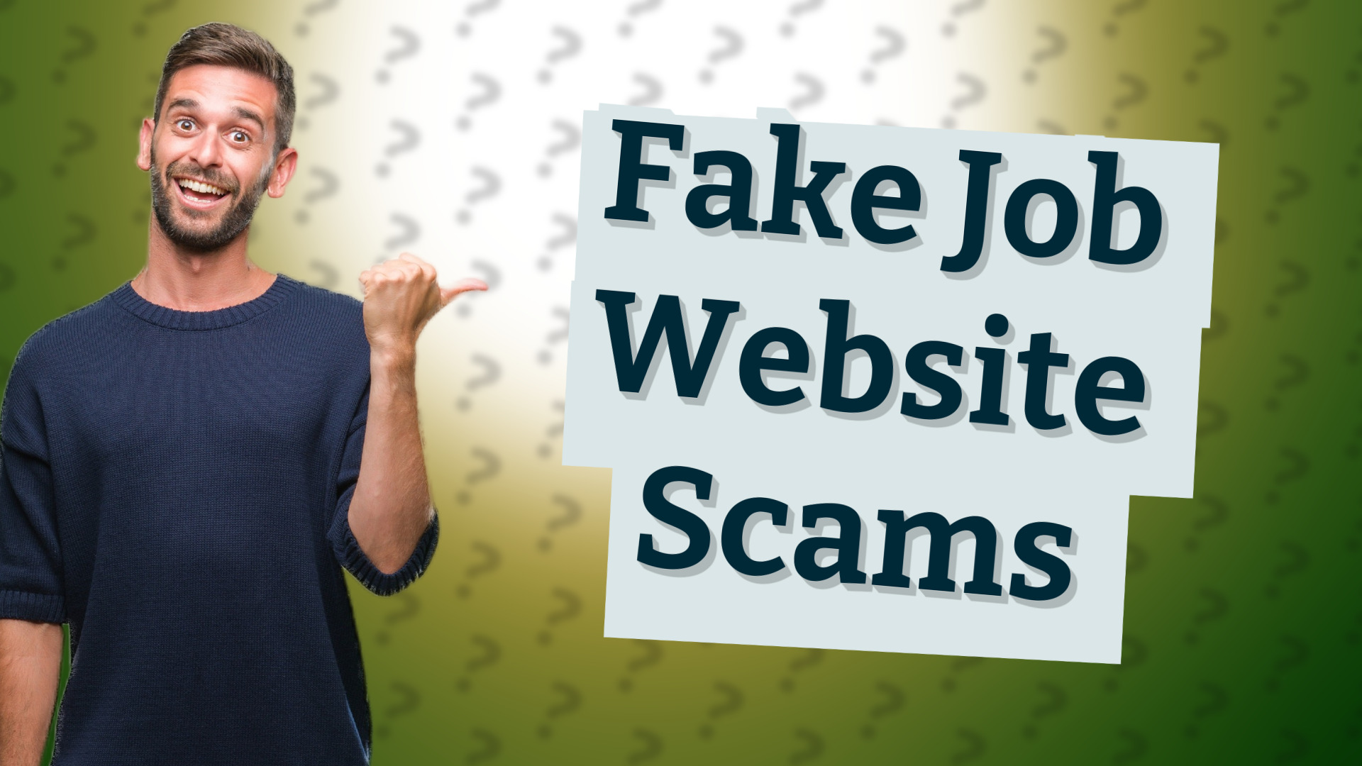 Fake Job Website Scams