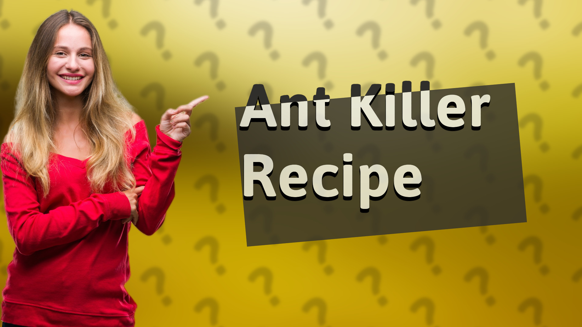 Ant Killer Recipe