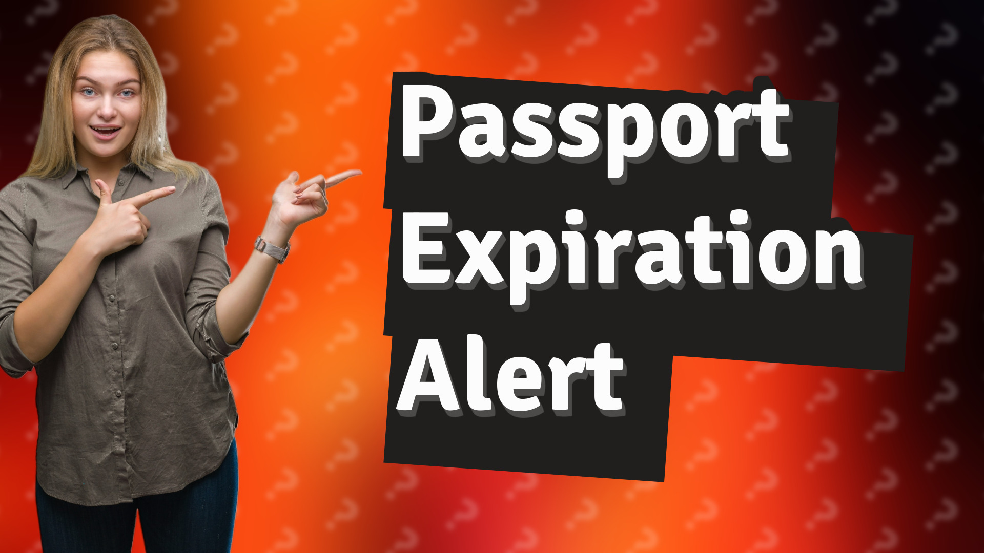 Passport Expiration Alert