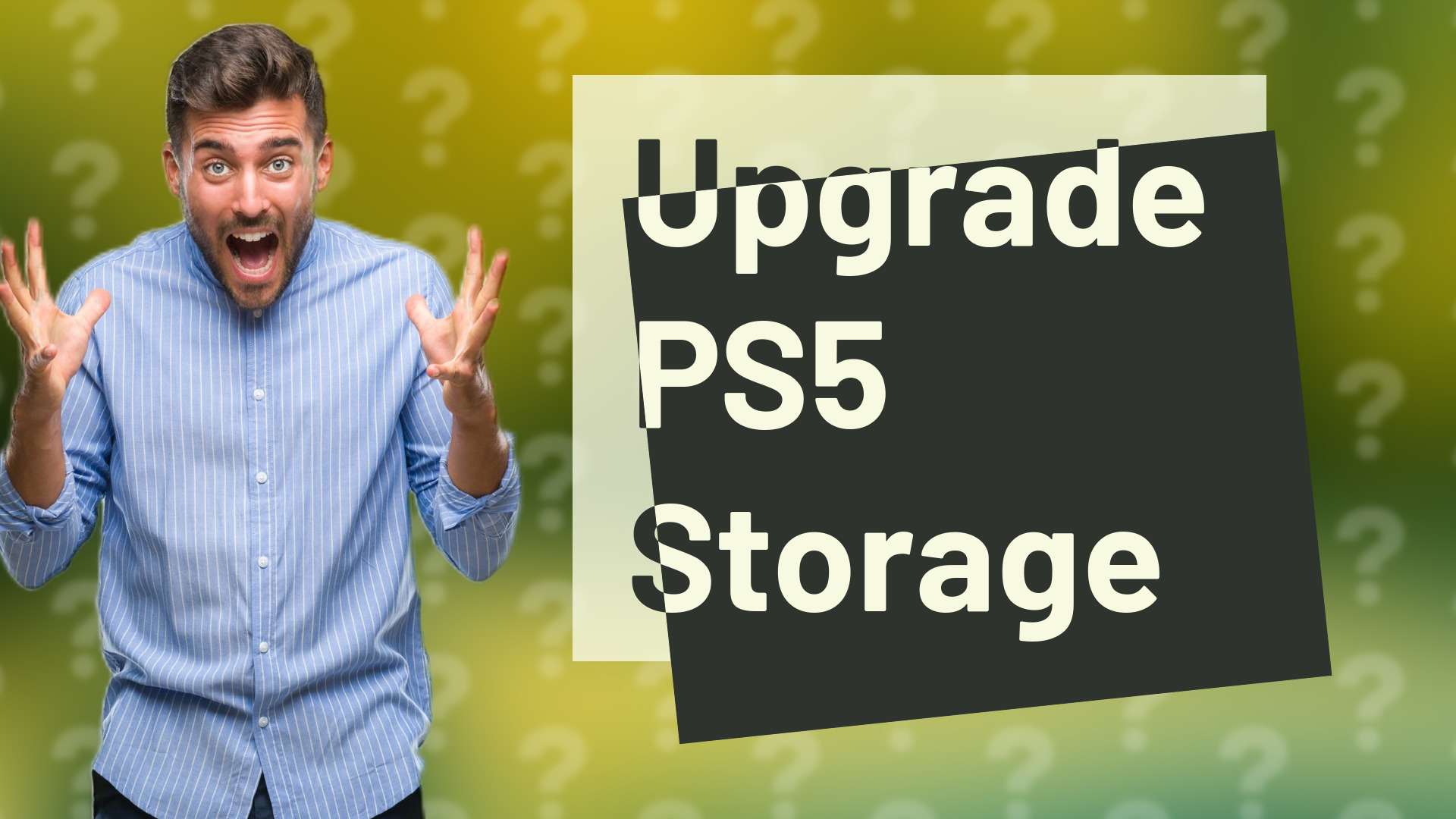 Upgrade PS5 Storage