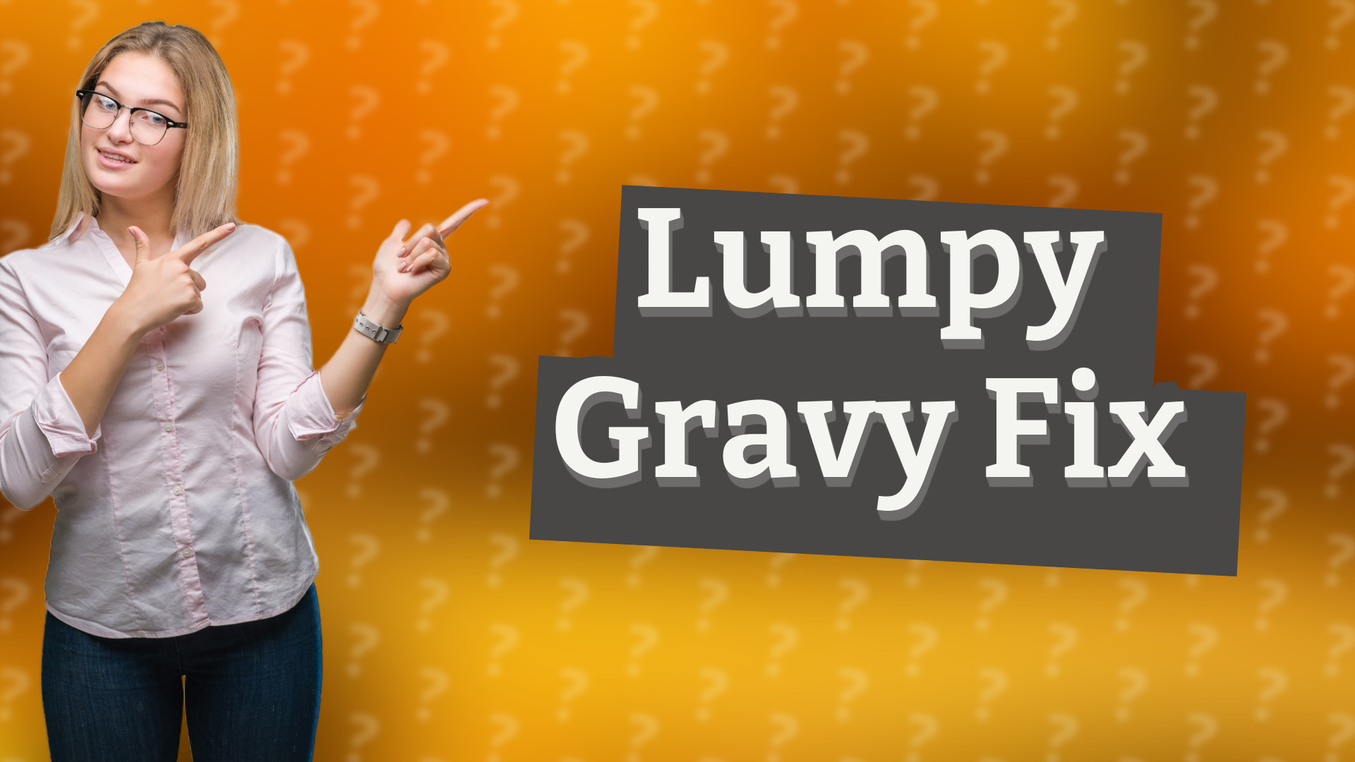 Lumpy Gravy Fix
