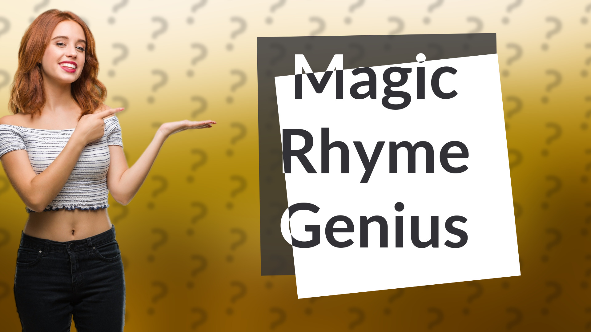 Magic Rhyme Genius
