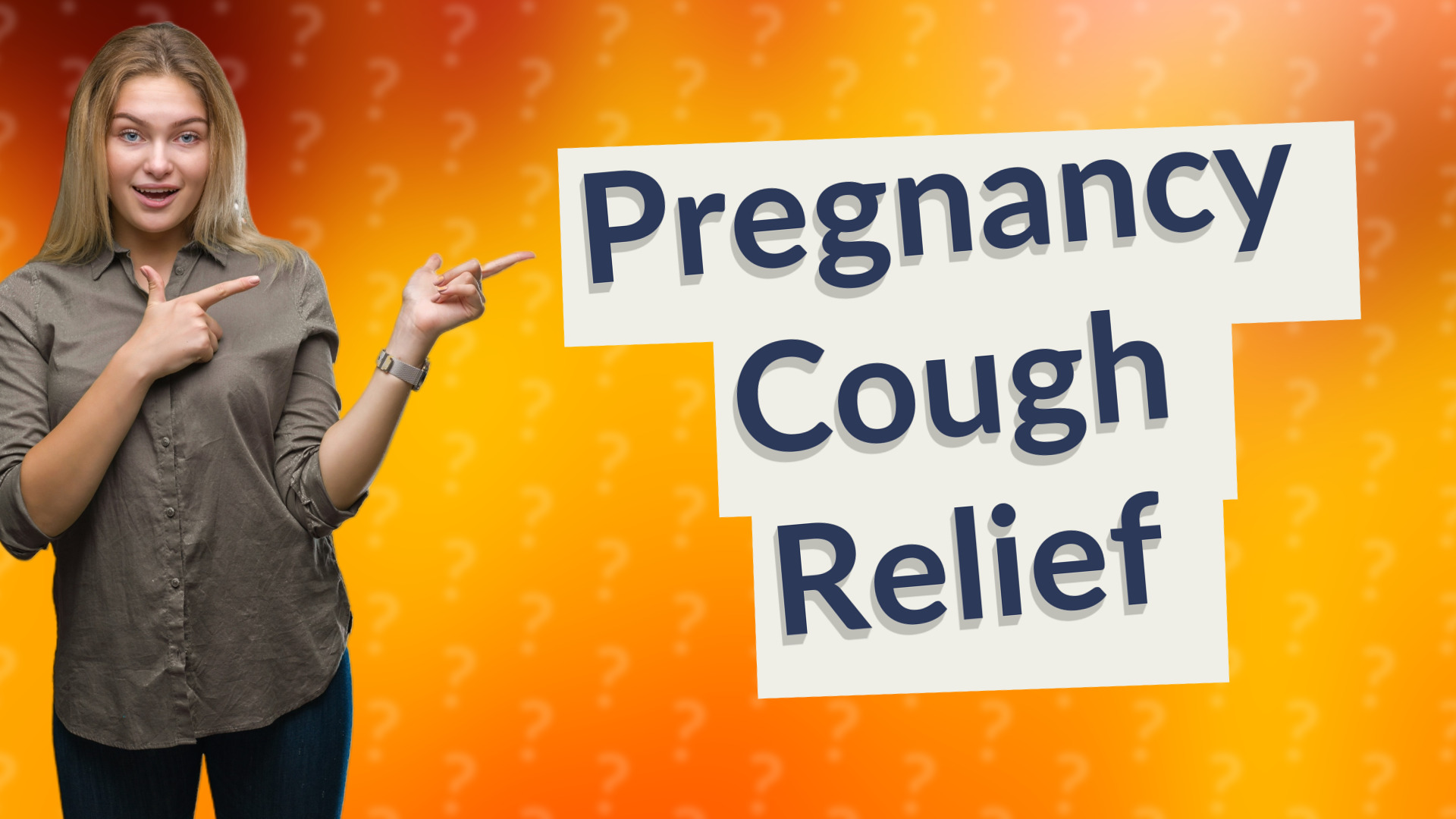 Pregnancy Cough Relief