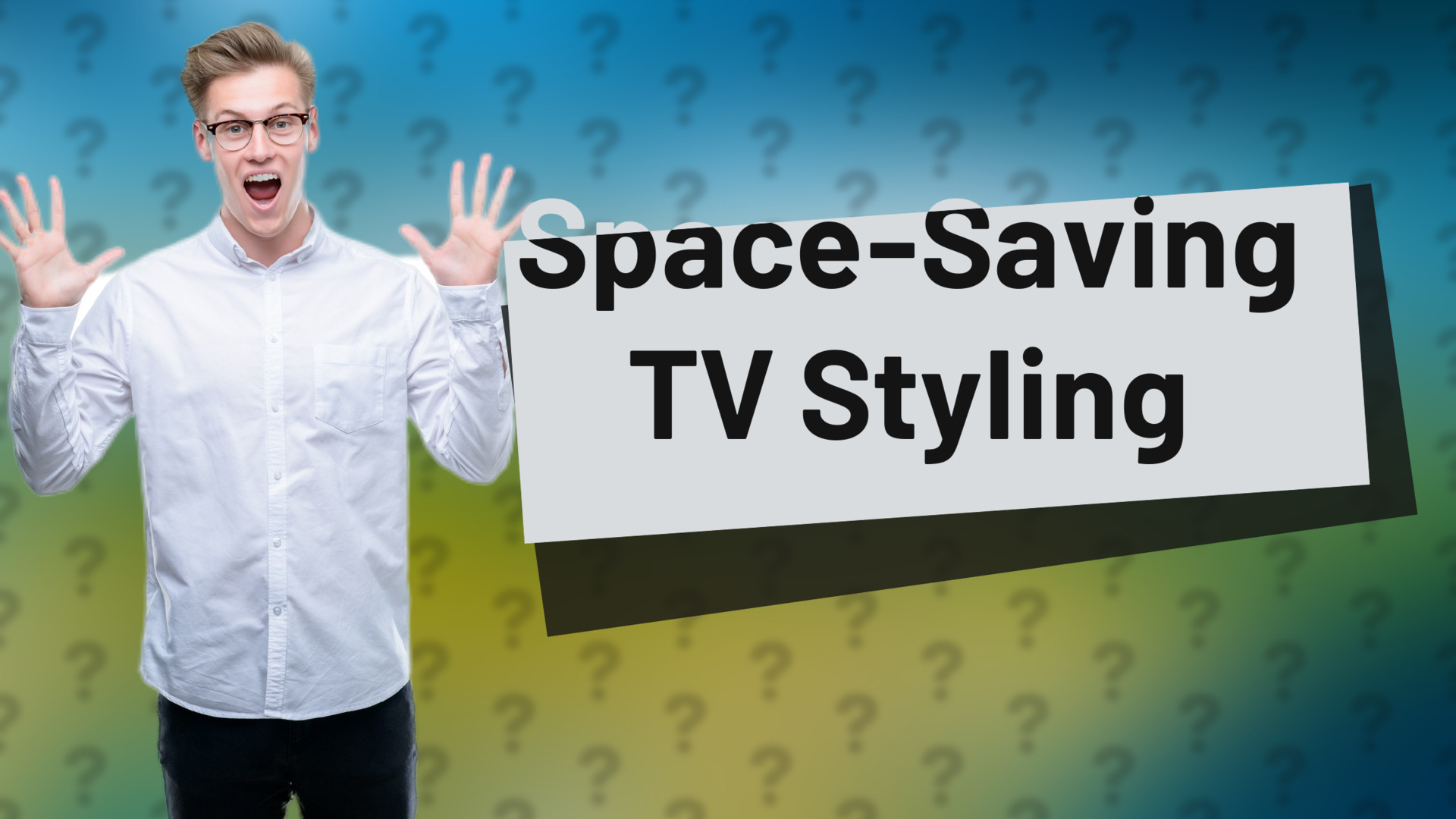 Space-Saving TV Styling