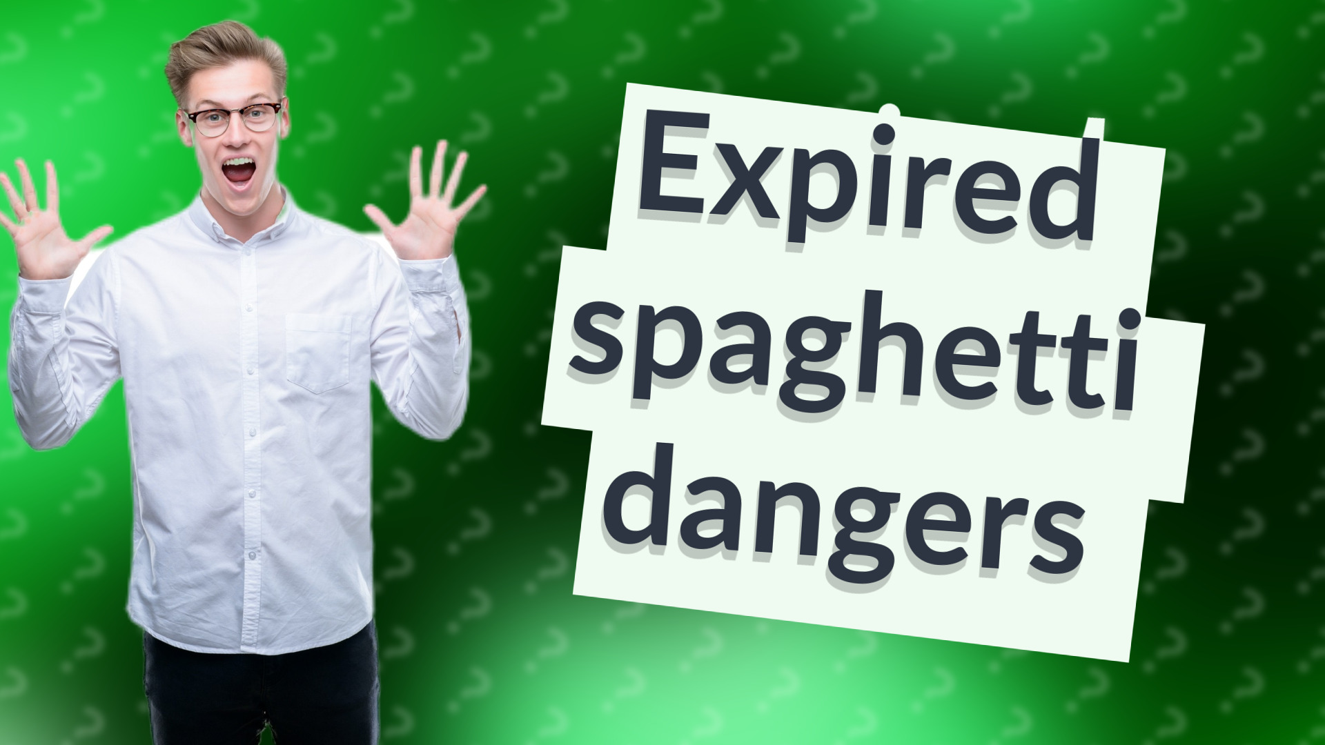 Expired spaghetti dangers