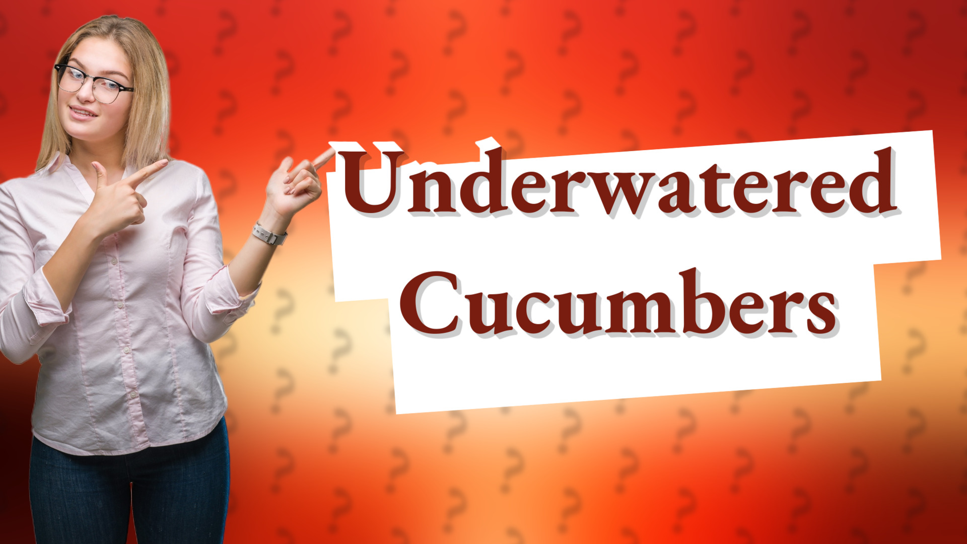 Underwatered Cucumbers