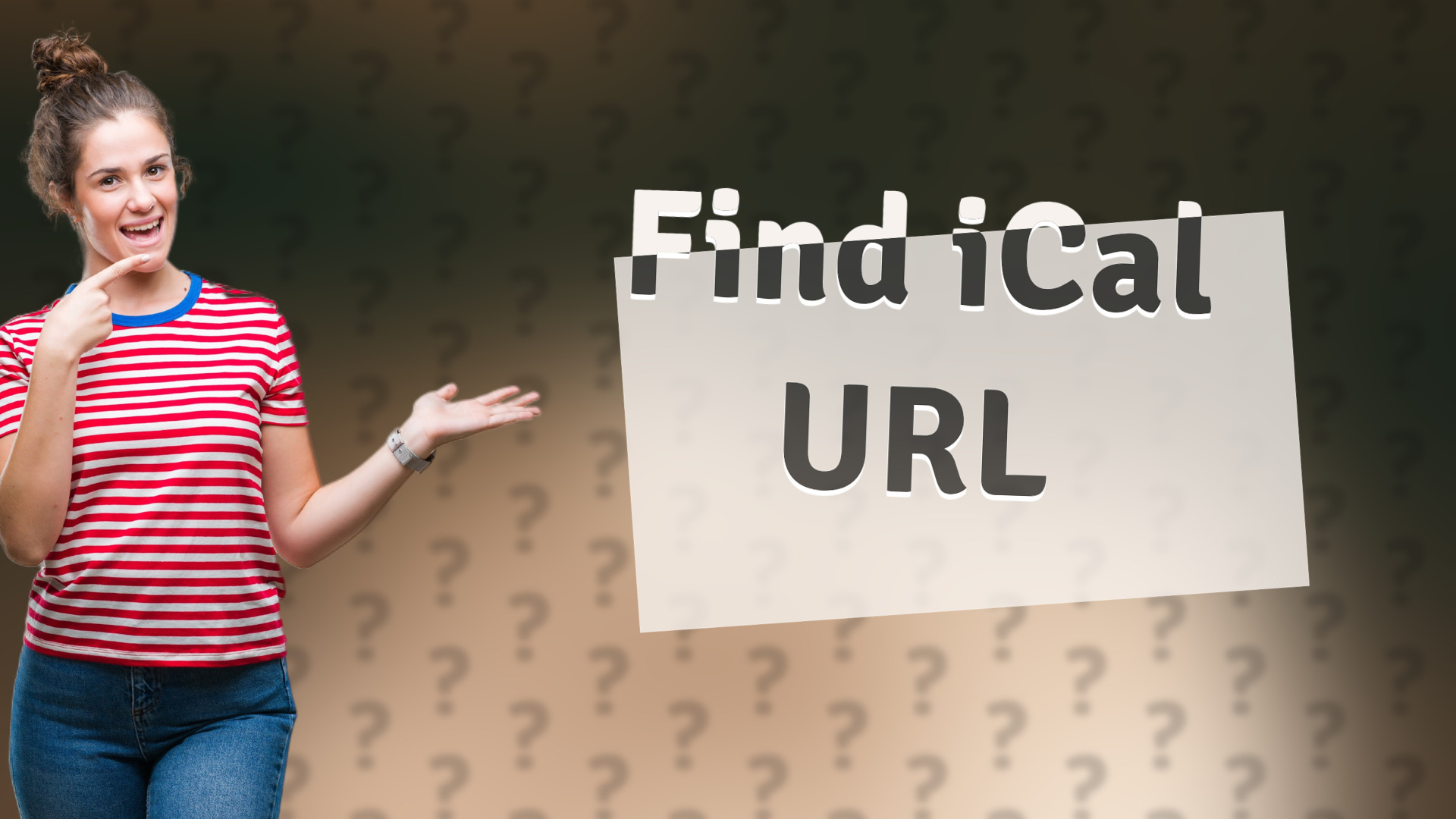 Find iCal URL