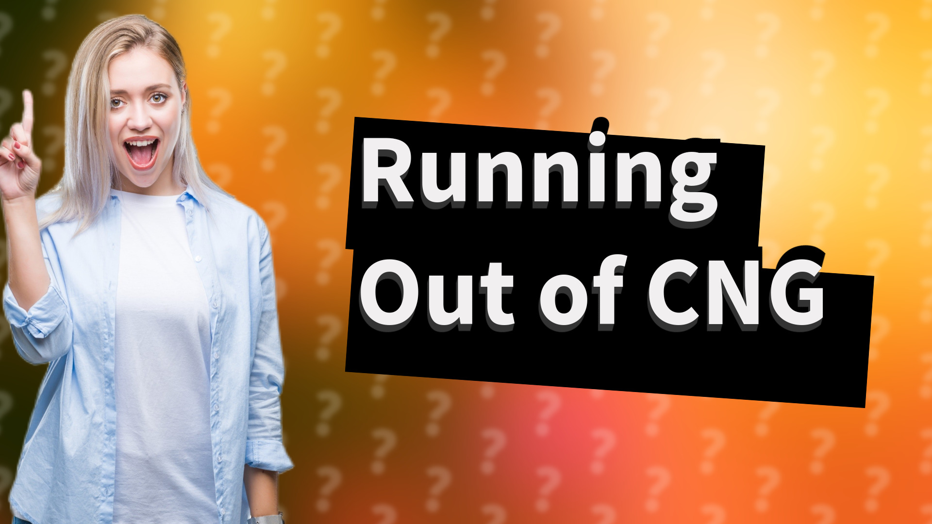 Running Out of CNG