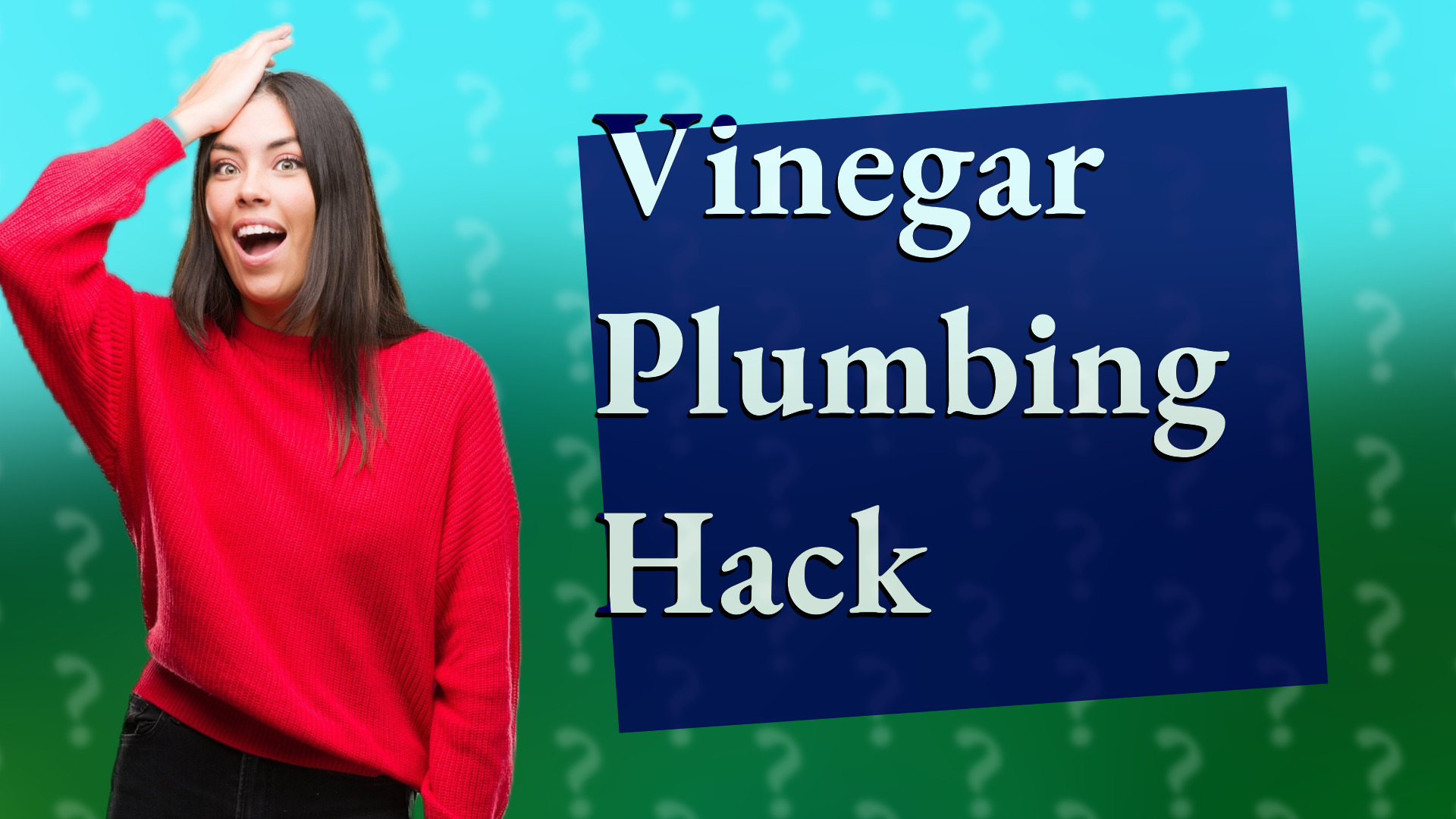 Vinegar Plumbing Hack