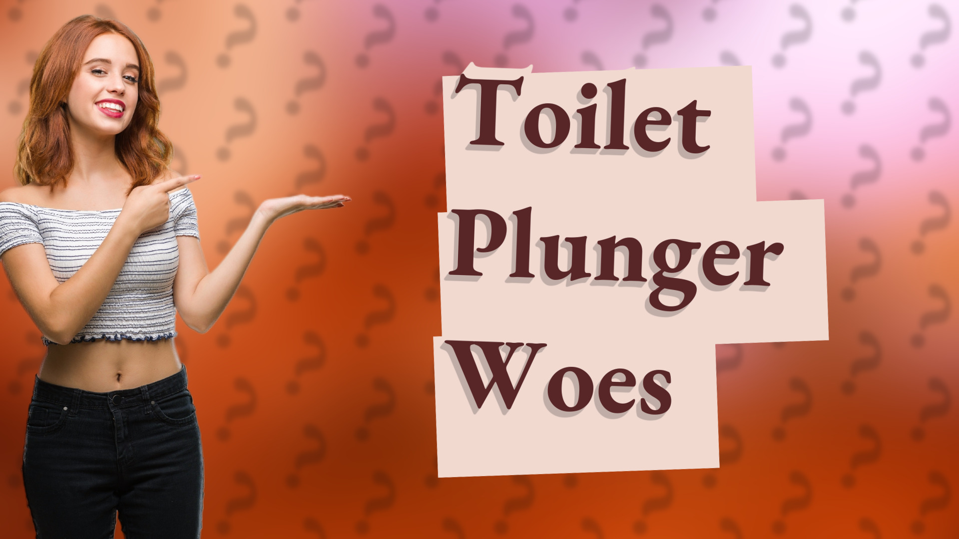 Toilet Plunger Woes