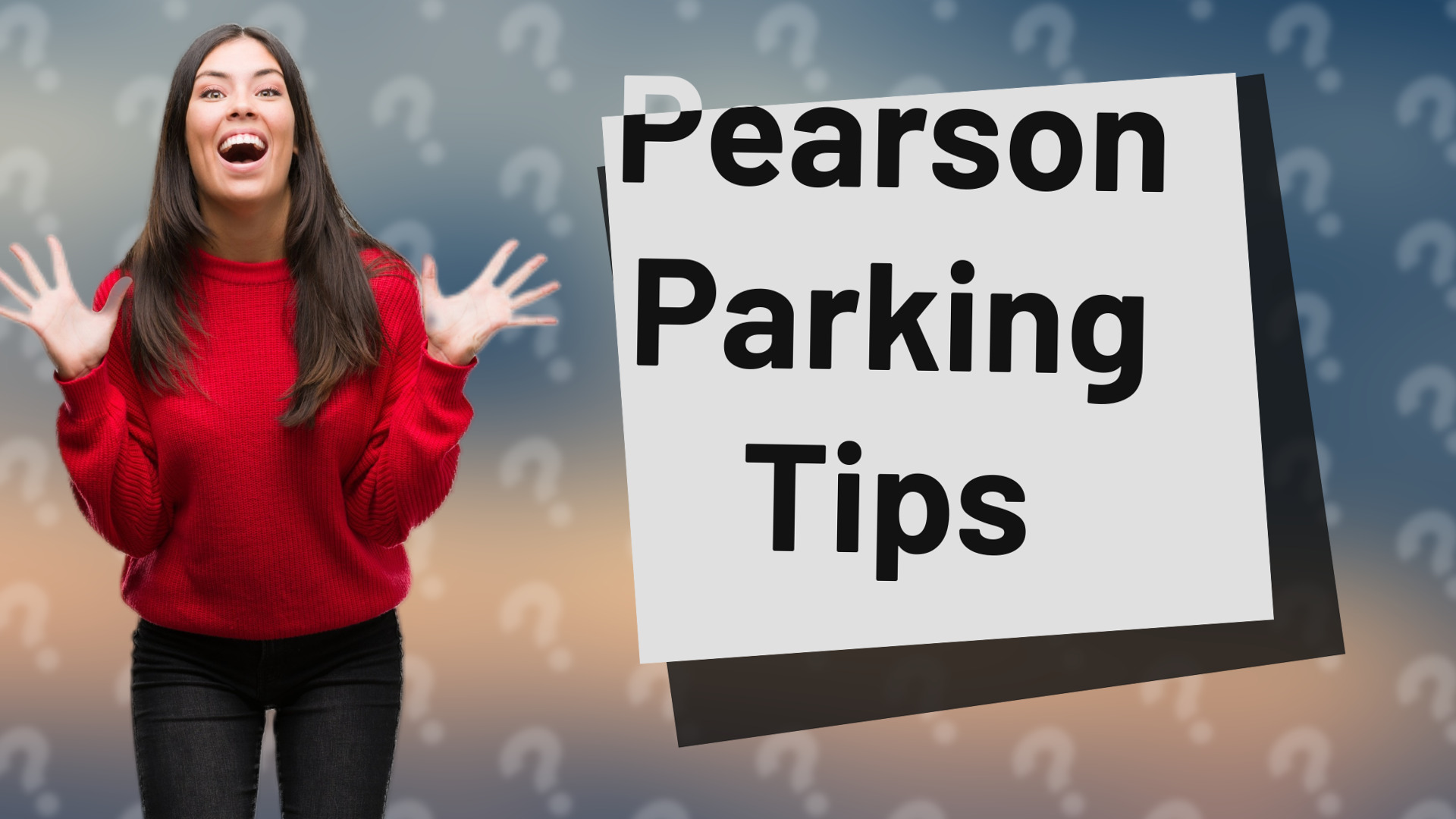 Pearson Parking Tips