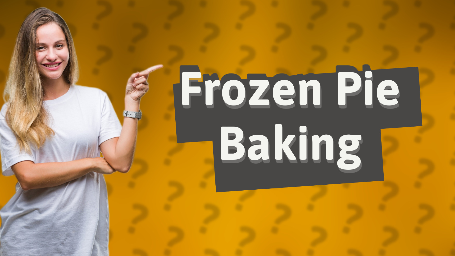 Frozen Pie Baking