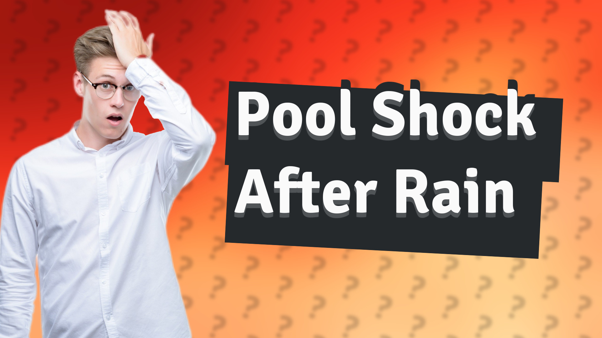 Pool Shock After Rain