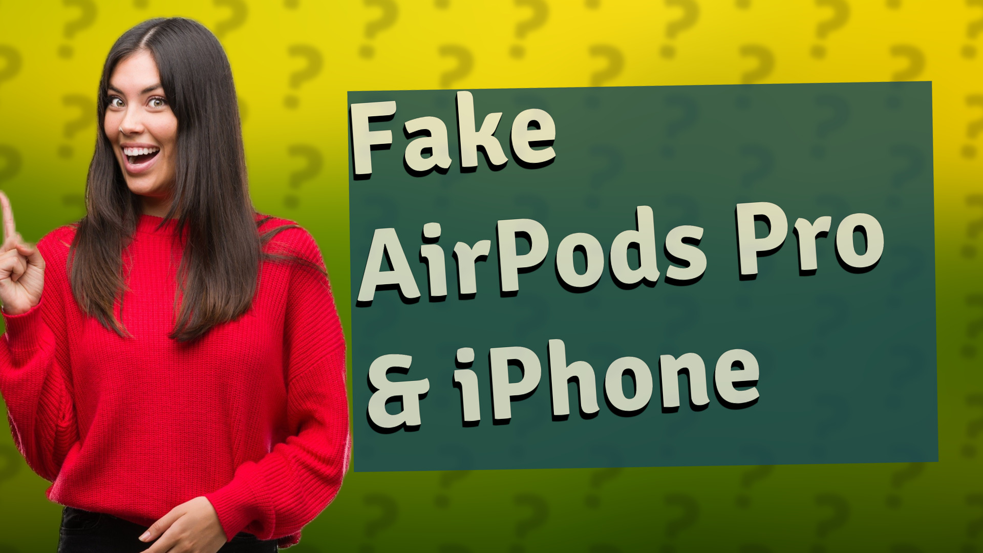 Fake AirPods Pro & iPhone