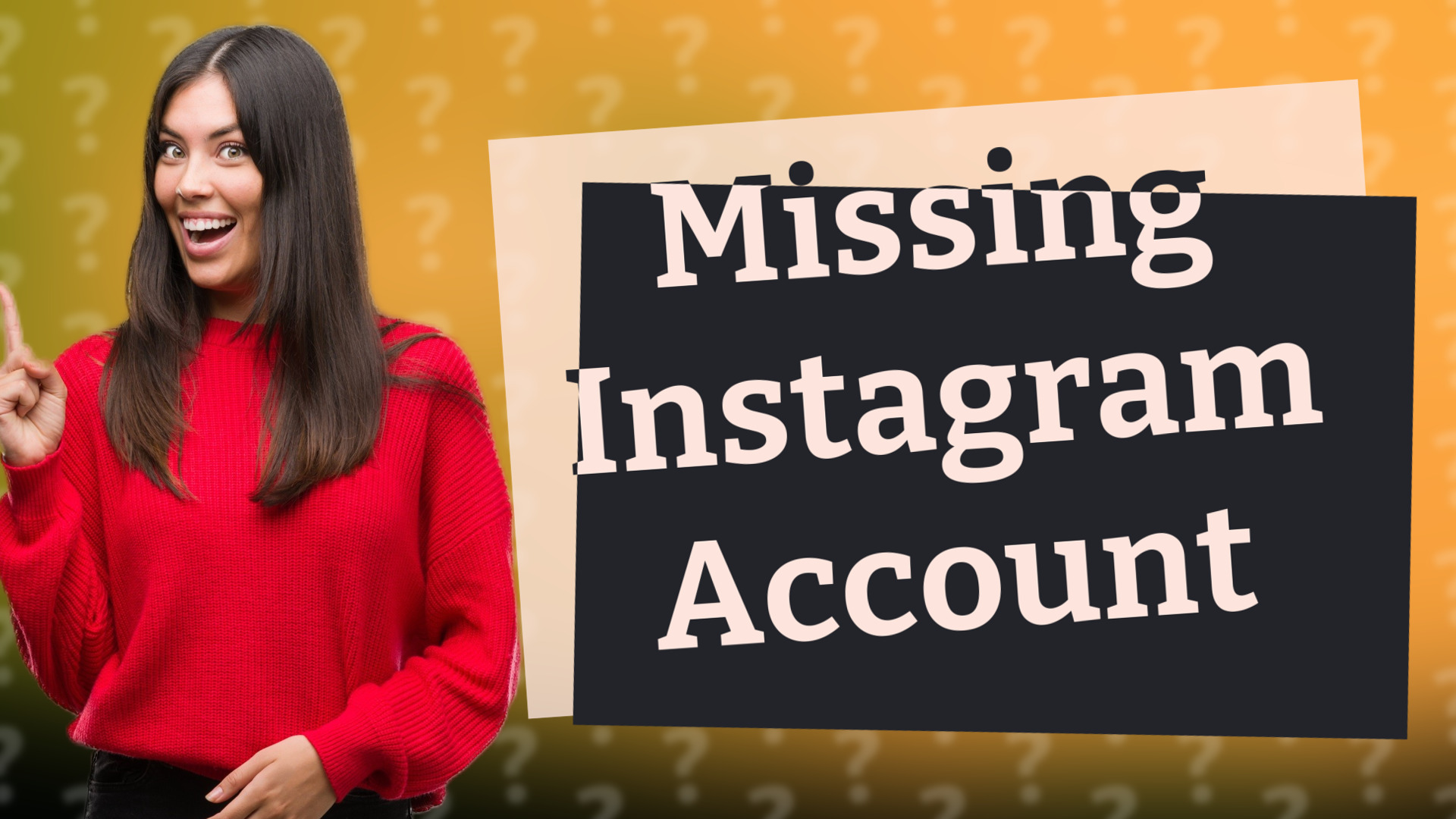 Missing Instagram Account