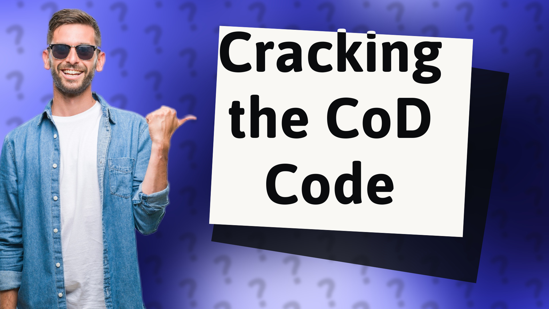 Cracking the CoD Code