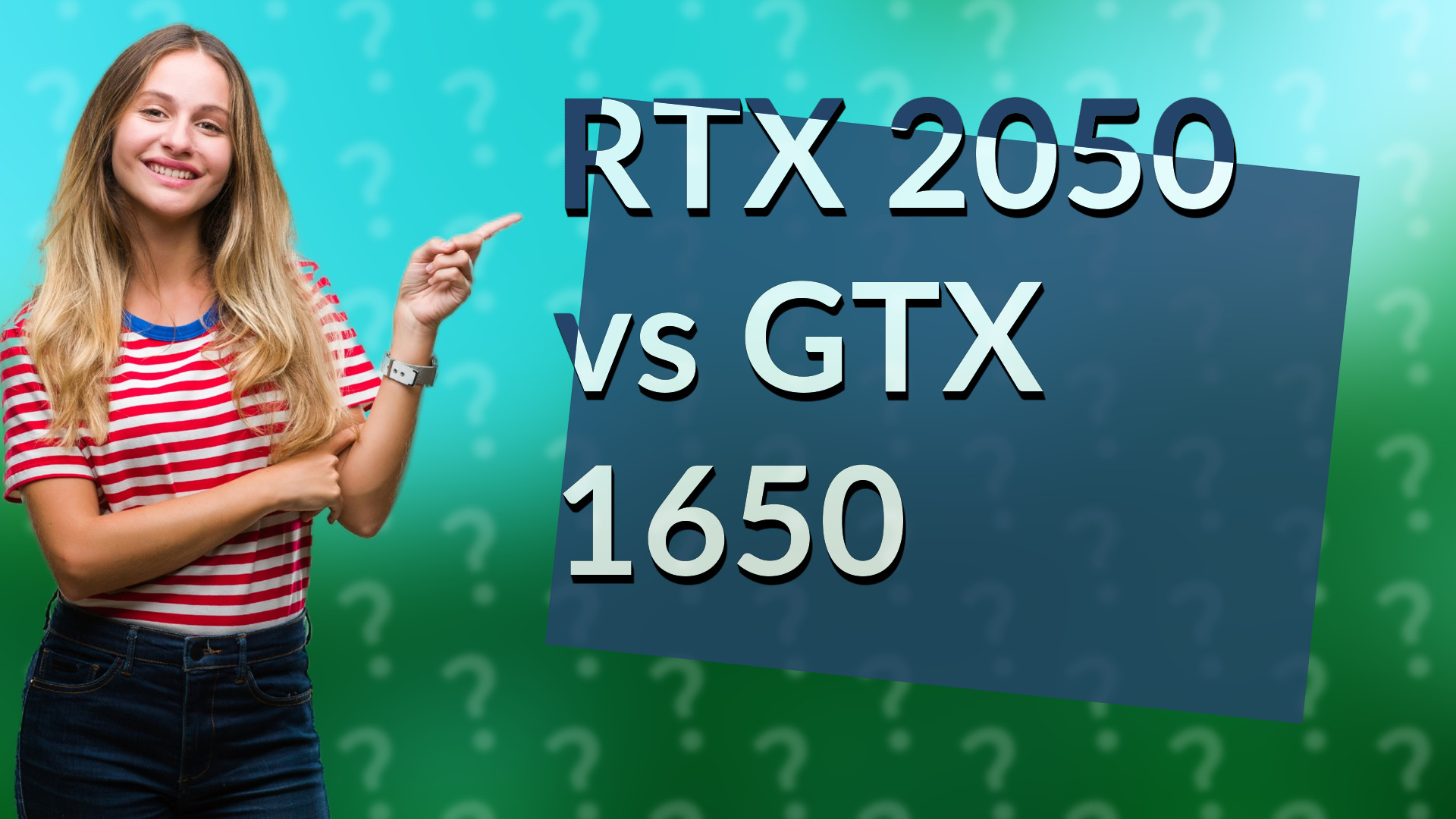 RTX 2050 vs GTX 1650