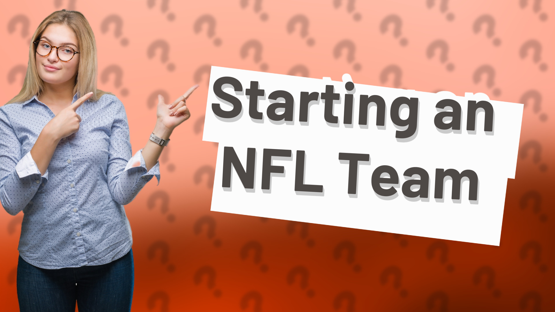 Starting an NFL Team